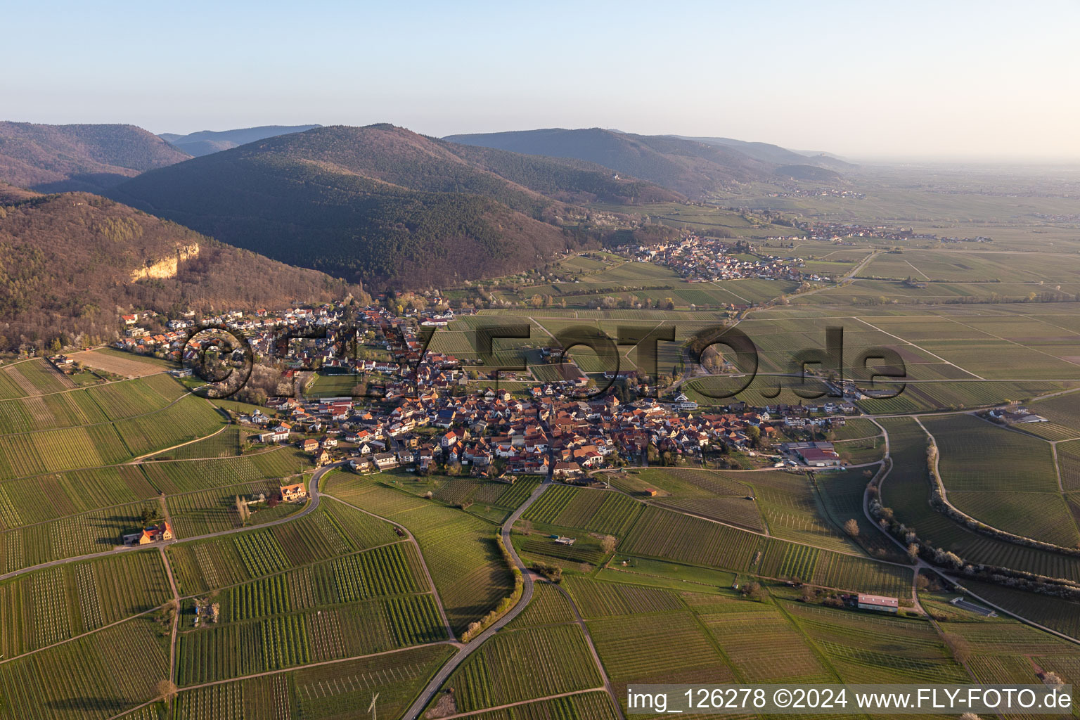 Image drone de Frankweiler dans le département Rhénanie-Palatinat, Allemagne