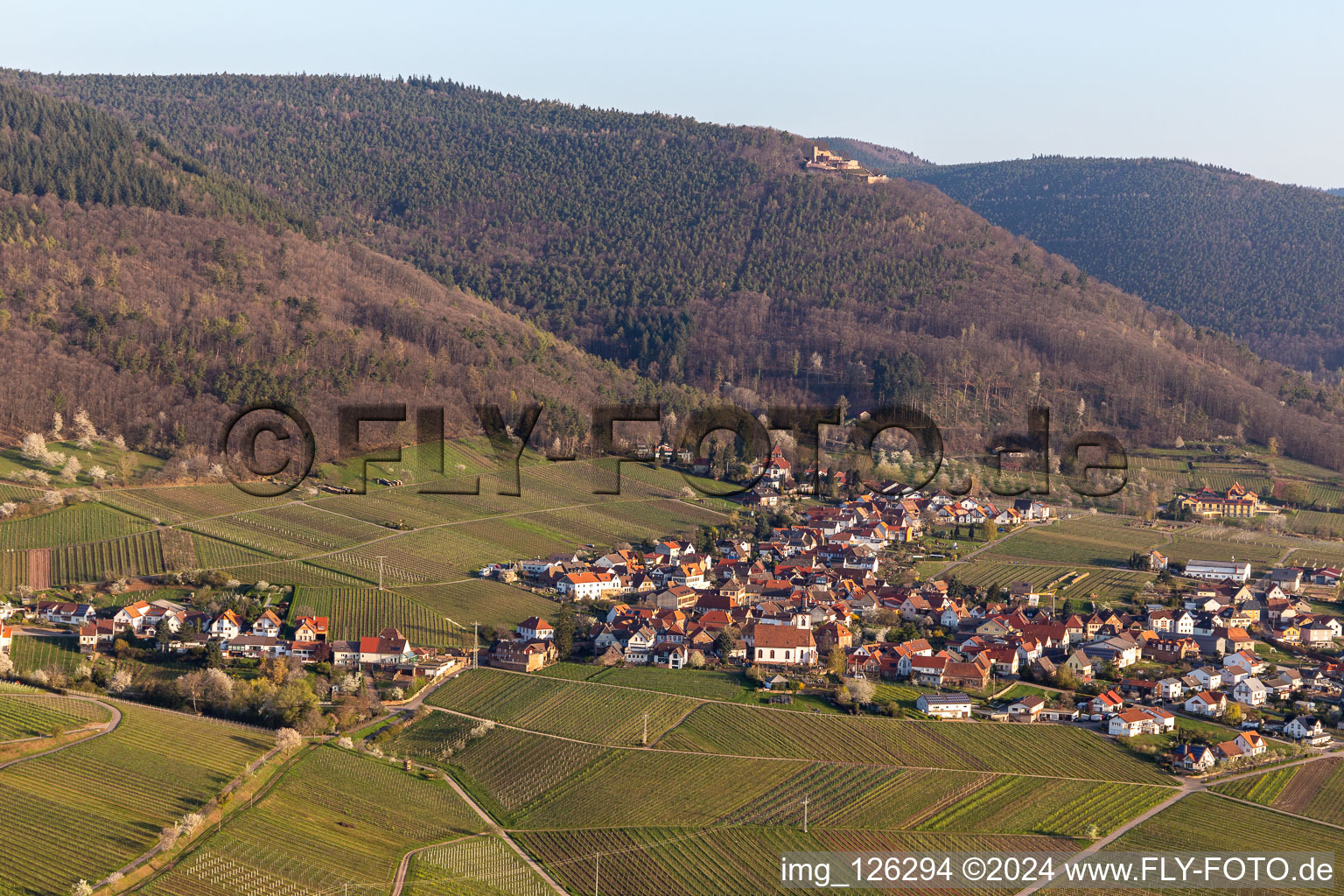 Photographie aérienne de Quartier Weyher in Weyher in der Pfalz dans le département Rhénanie-Palatinat, Allemagne