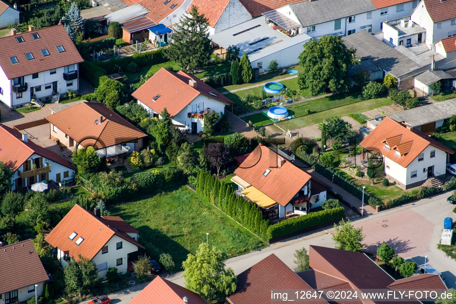 Haßloch dans le département Rhénanie-Palatinat, Allemagne d'un drone