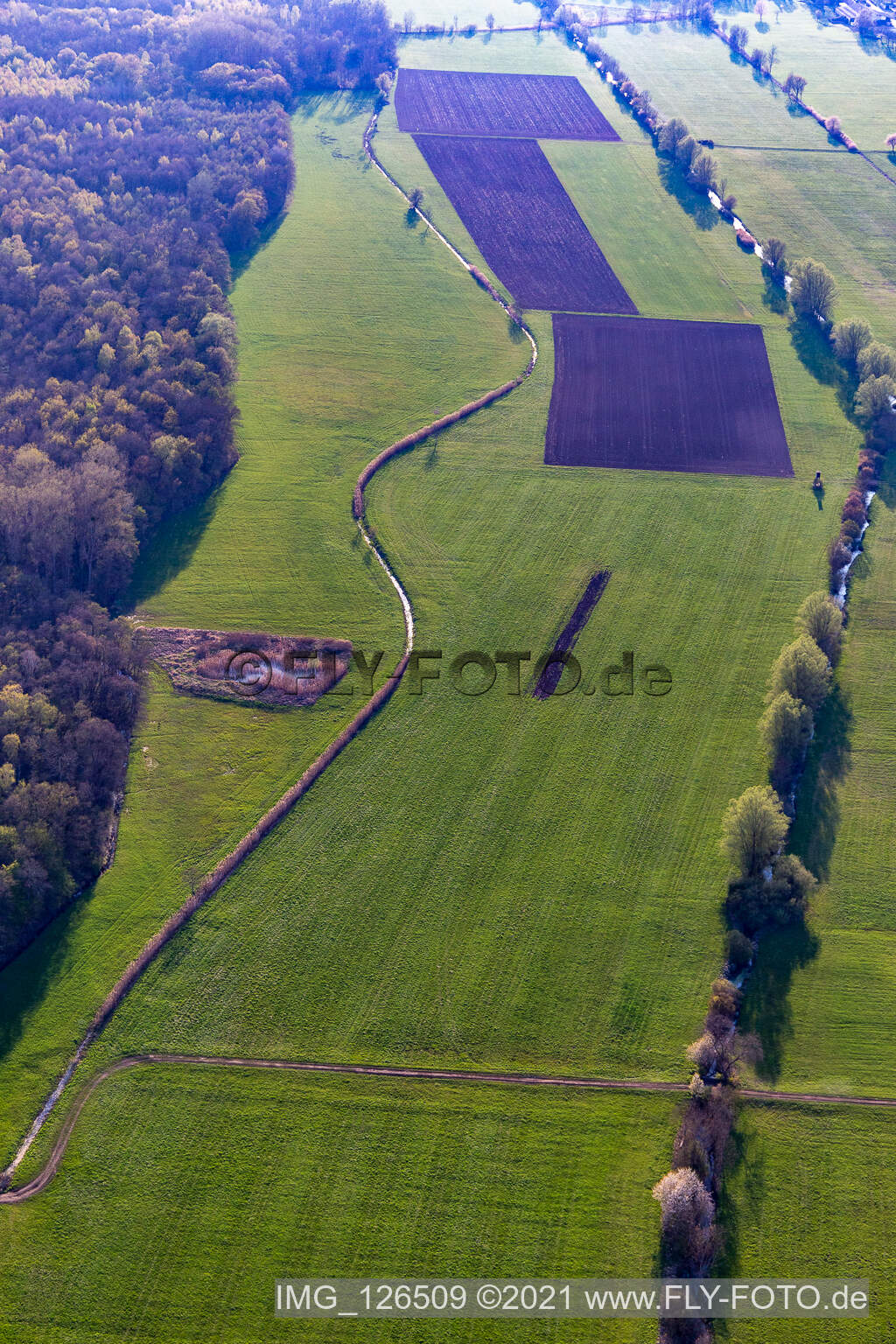 Image drone de Quartier Minderslachen in Kandel dans le département Rhénanie-Palatinat, Allemagne