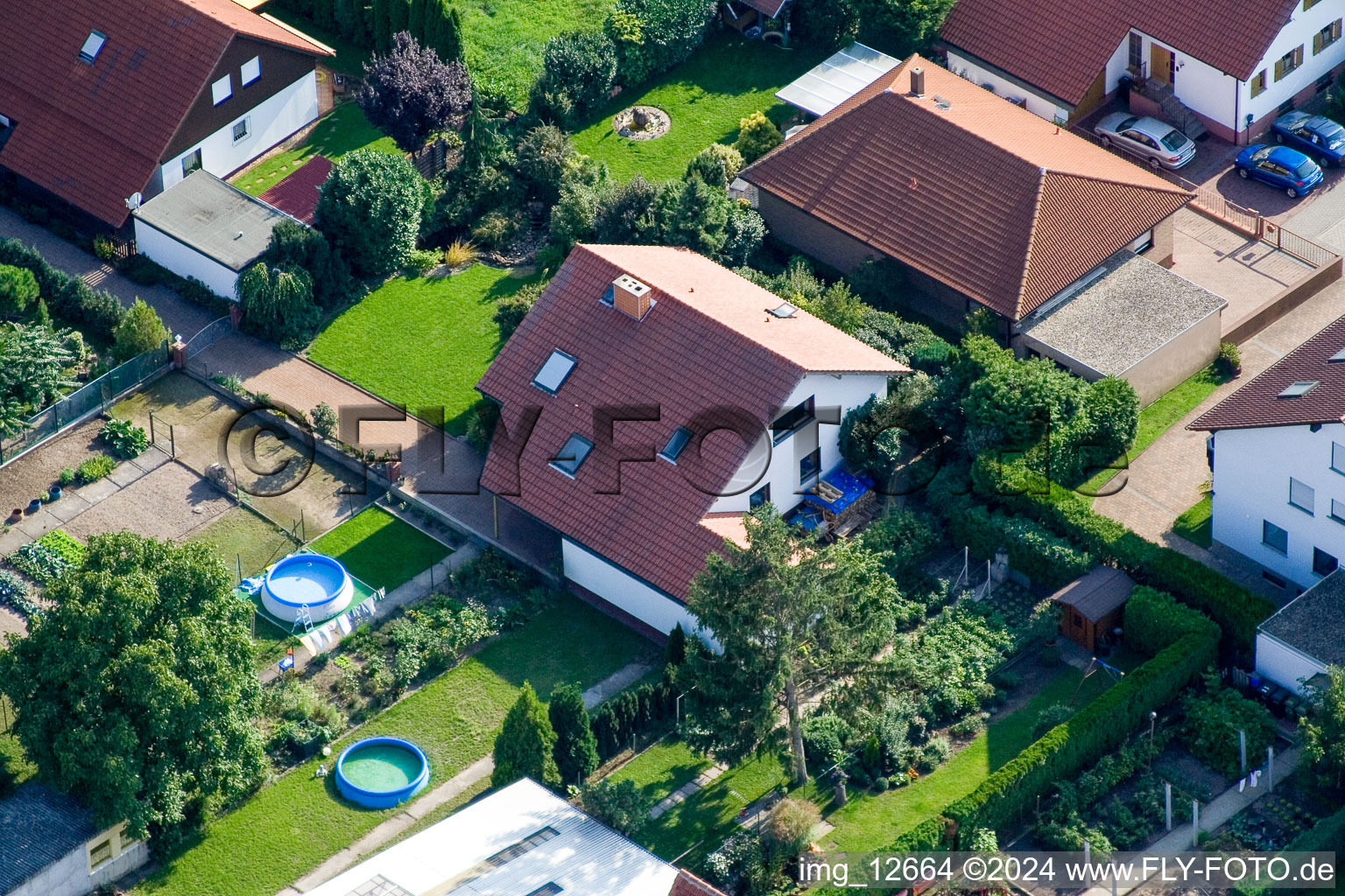 Image drone de Haßloch dans le département Rhénanie-Palatinat, Allemagne