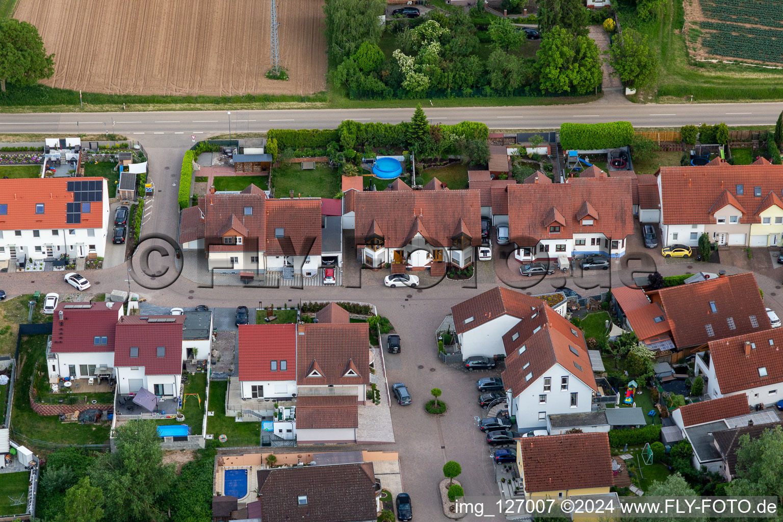 Vue aérienne de A la briqueterie à Weingarten dans le département Rhénanie-Palatinat, Allemagne