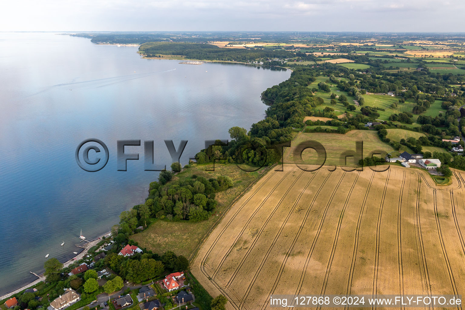 Photographie aérienne de Quartier Bockholm in Glücksburg dans le département Schleswig-Holstein, Allemagne