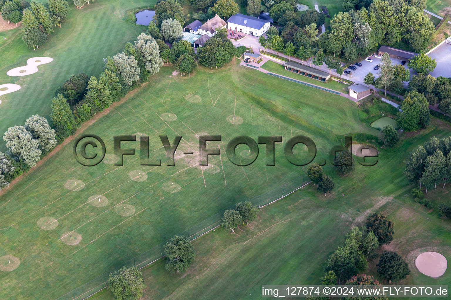 Förde Golf Club eV Glücksburg à le quartier Bockholm in Glücksburg dans le département Schleswig-Holstein, Allemagne d'en haut