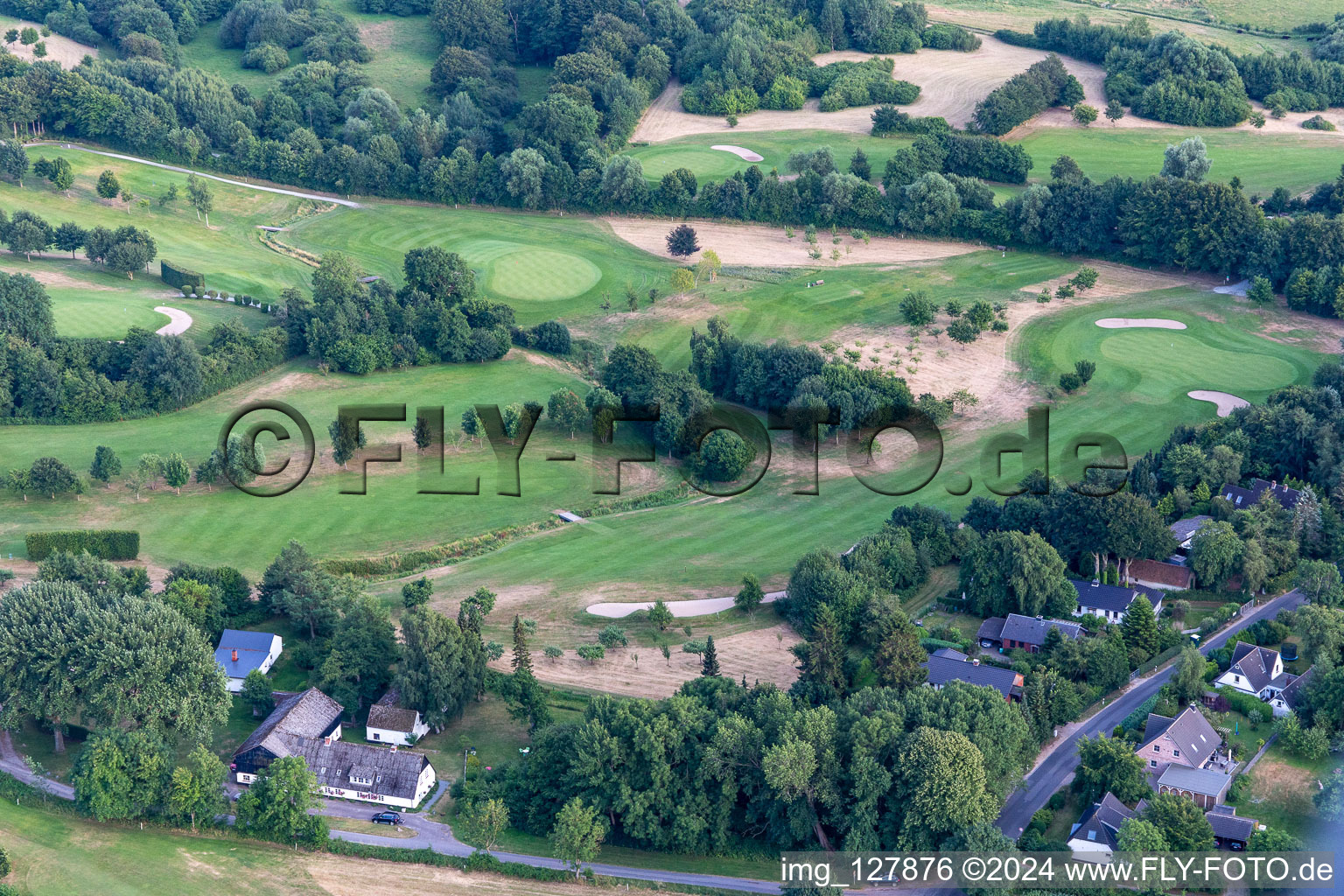 Förde Golf Club eV Glücksburg à le quartier Bockholm in Glücksburg dans le département Schleswig-Holstein, Allemagne vue d'en haut