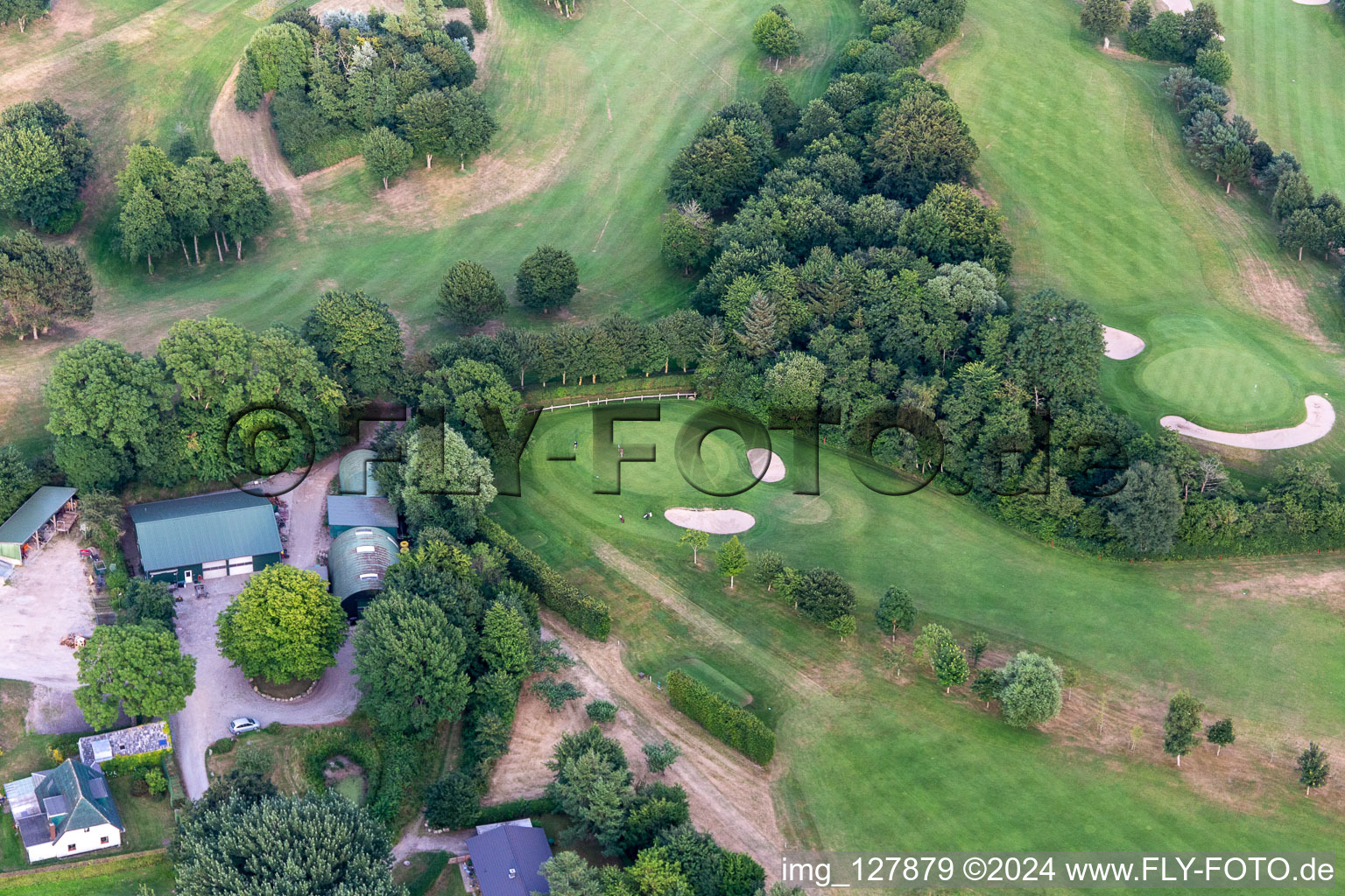 Förde Golf Club eV Glücksburg à le quartier Bockholm in Glücksburg dans le département Schleswig-Holstein, Allemagne vue du ciel