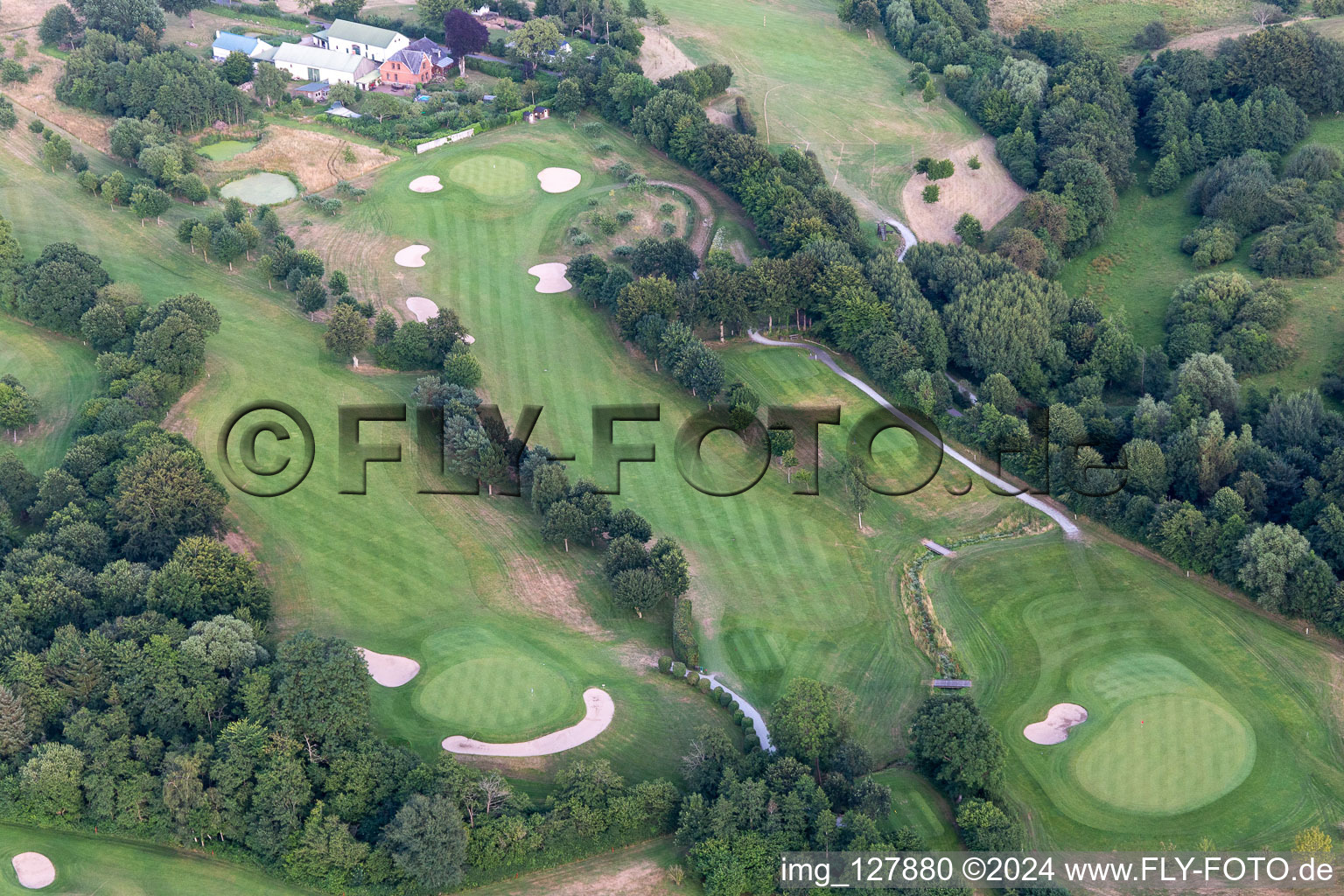 Enregistrement par drone de Förde Golf Club eV Glücksburg à le quartier Bockholm in Glücksburg dans le département Schleswig-Holstein, Allemagne