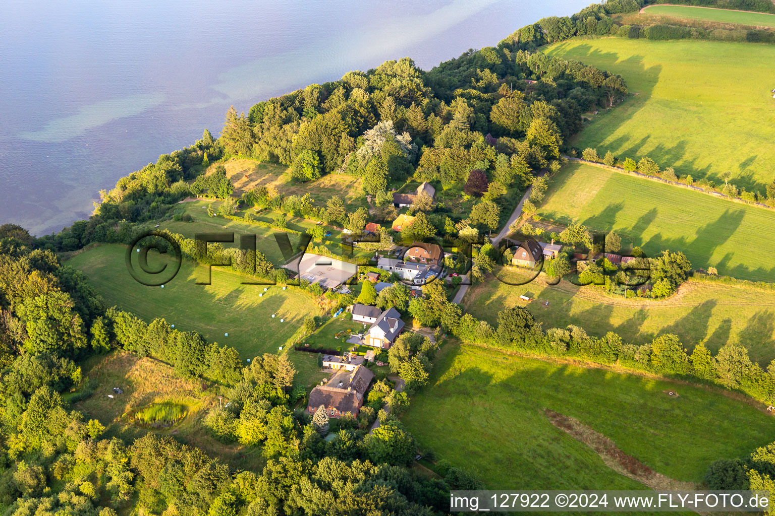 Vue aérienne de Redel Heinz-Robert à Westerholz dans le département Schleswig-Holstein, Allemagne