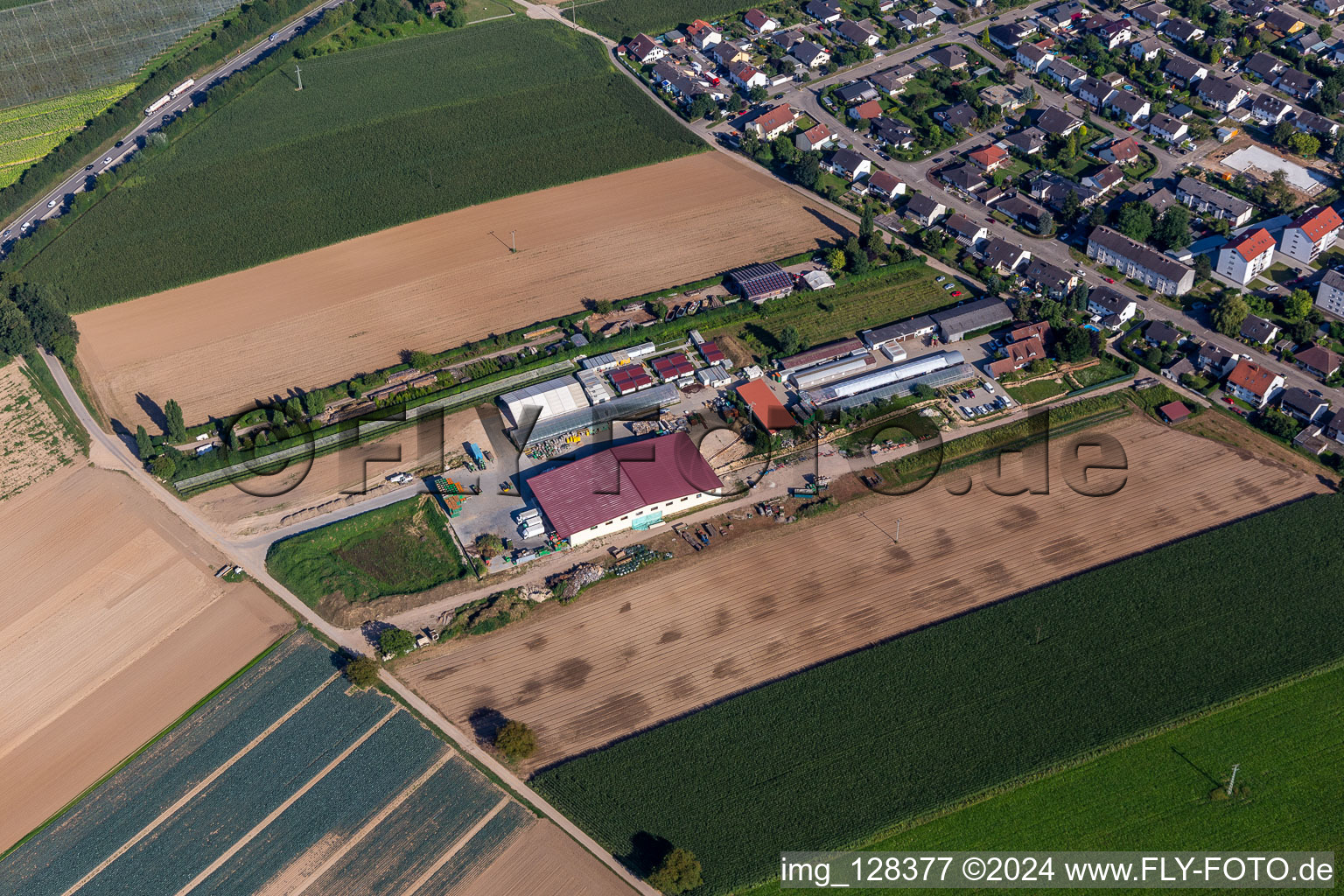 Photographie aérienne de Agriculteur biologique Kugelmann à Kandel dans le département Rhénanie-Palatinat, Allemagne