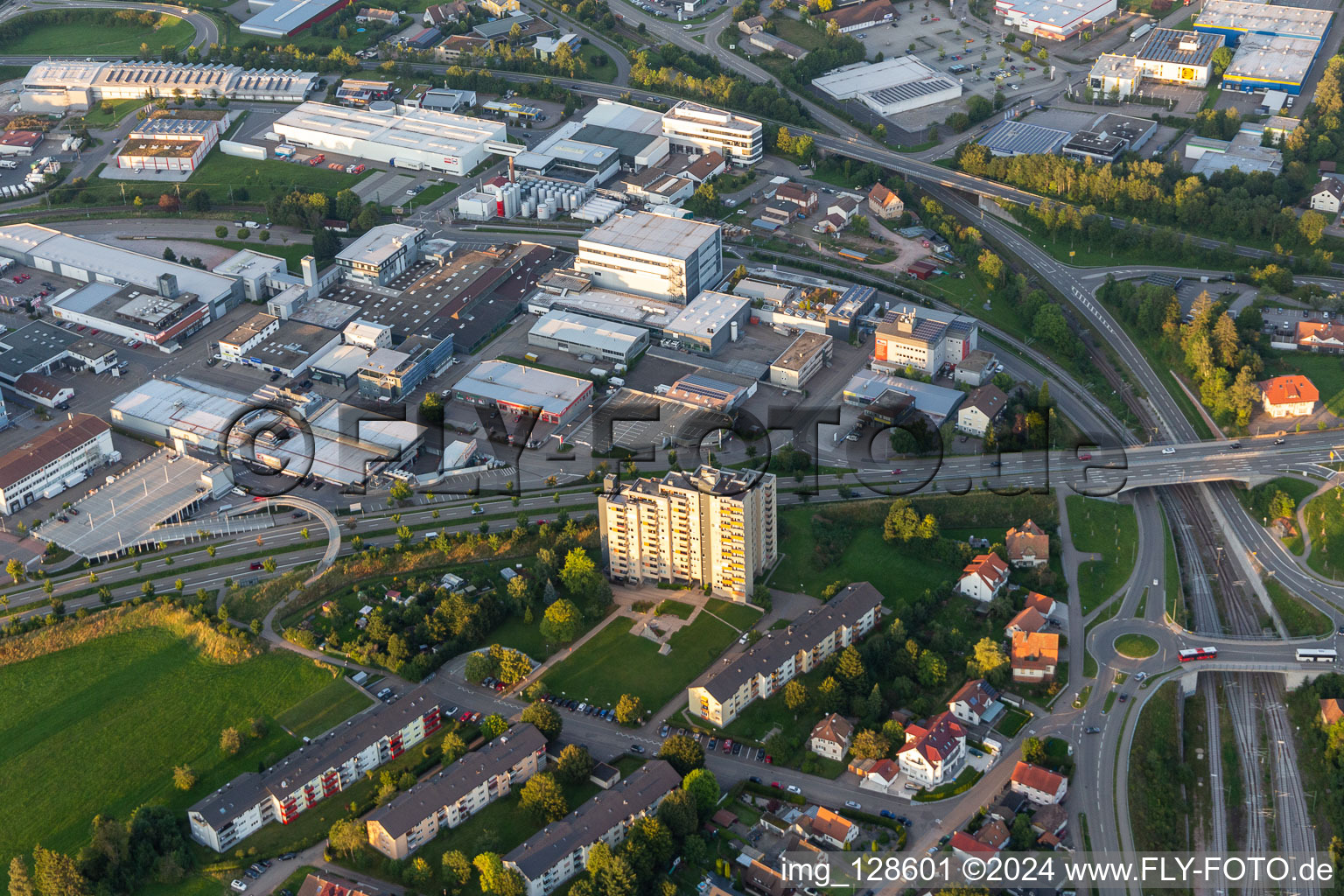 Freudenstadt dans le département Bade-Wurtemberg, Allemagne hors des airs