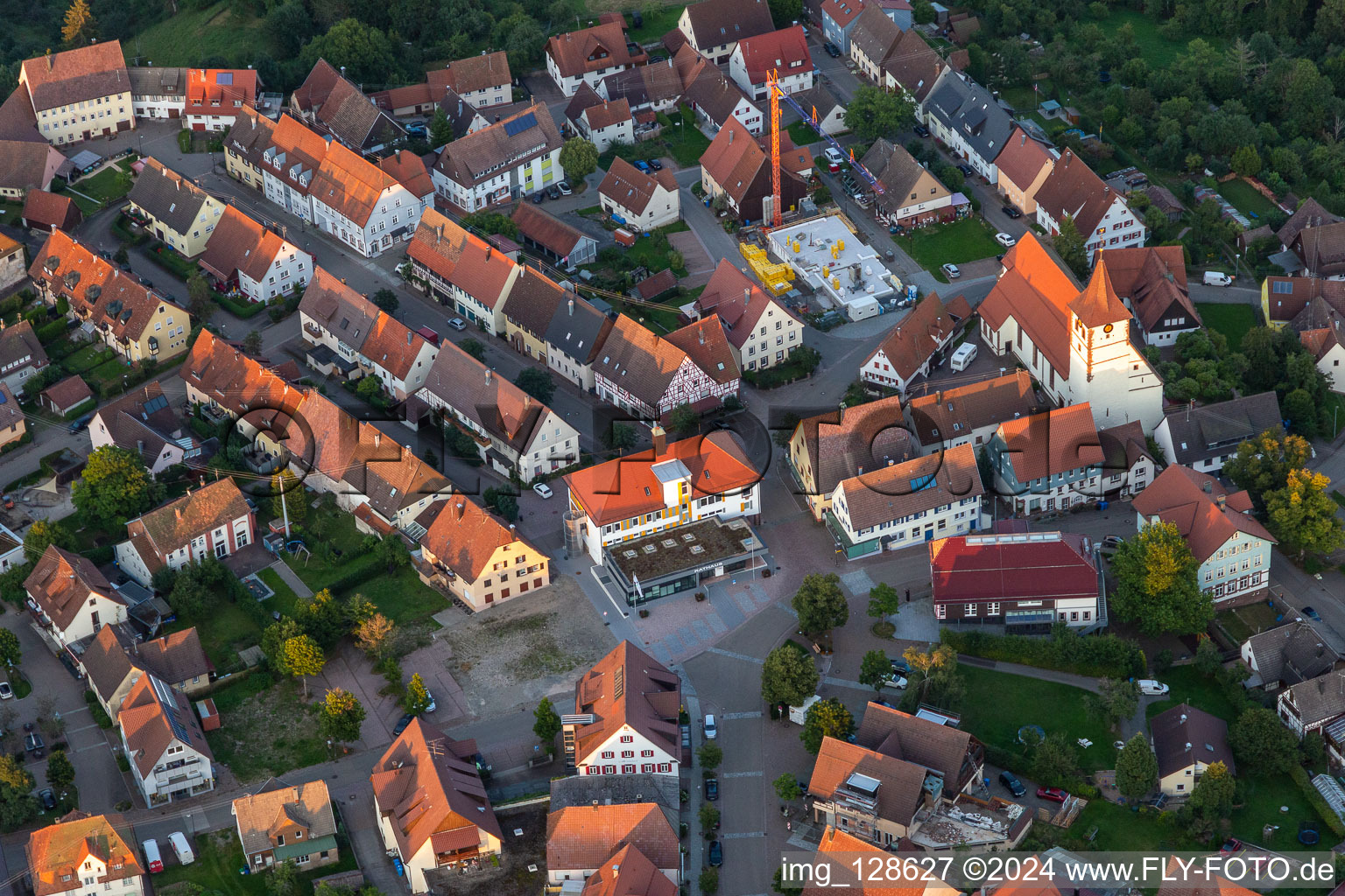 Image drone de Dornhan dans le département Bade-Wurtemberg, Allemagne