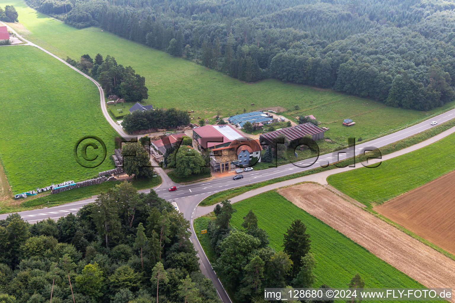 Villingendorf dans le département Bade-Wurtemberg, Allemagne d'en haut