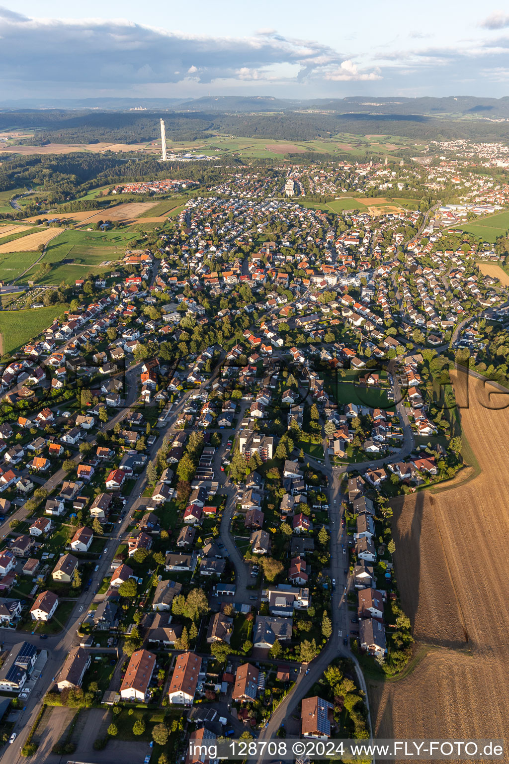 Photographie aérienne de Quartier Zimmern Oberbayern Rottweil in Zimmern ob Rottweil dans le département Bade-Wurtemberg, Allemagne