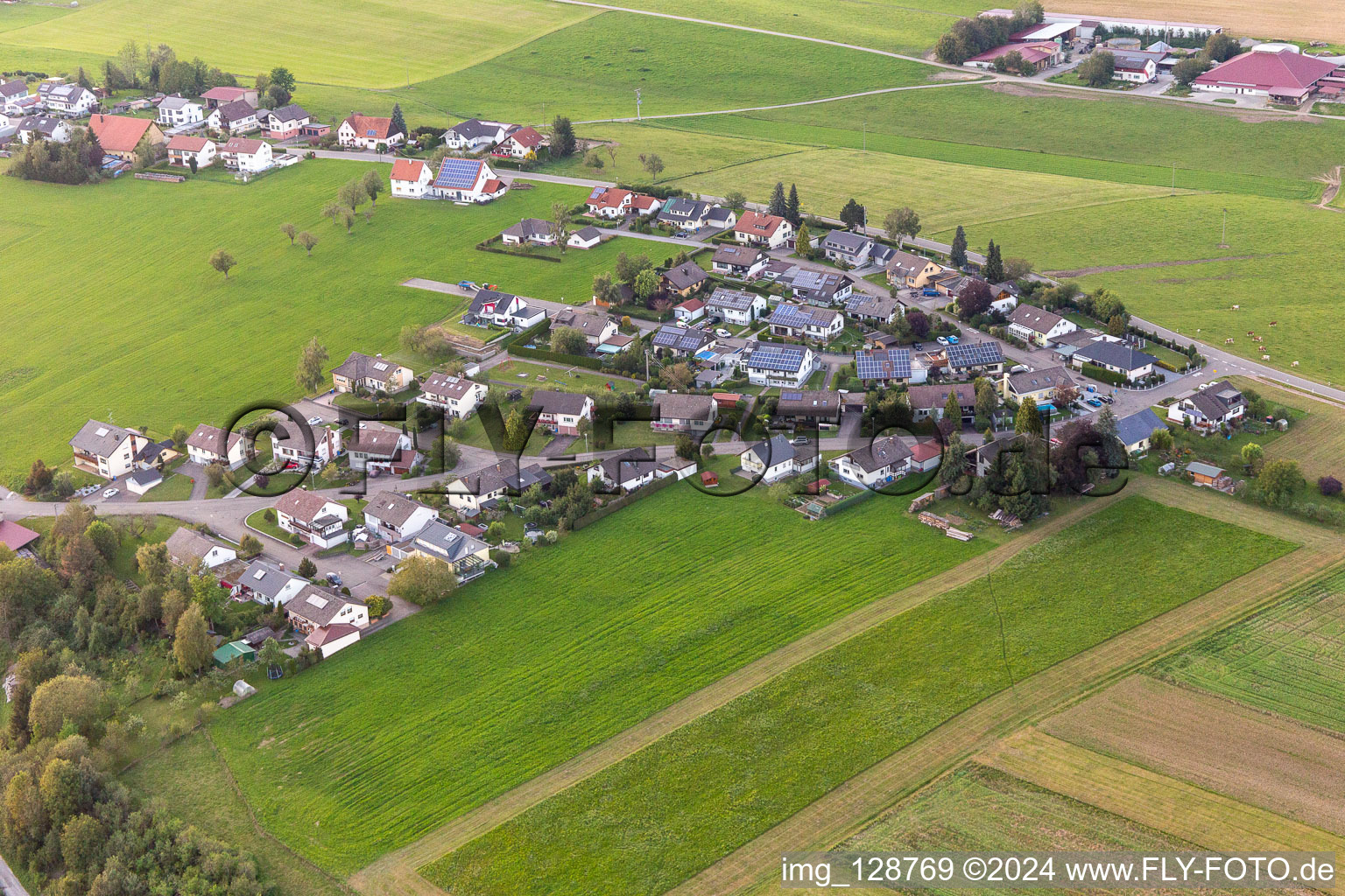 Photographie aérienne de Bösingen dans le département Bade-Wurtemberg, Allemagne