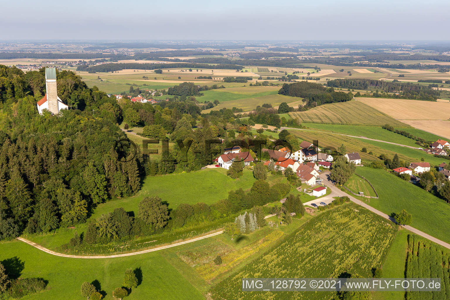 Photographie aérienne de Uttenweiler dans le département Bade-Wurtemberg, Allemagne