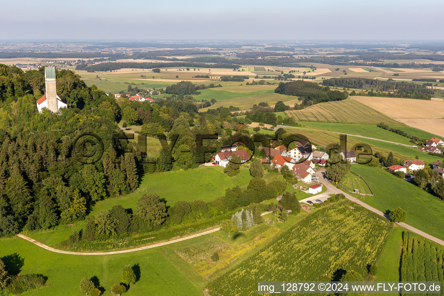 Photographie aérienne de Uttenweiler dans le département Bade-Wurtemberg, Allemagne