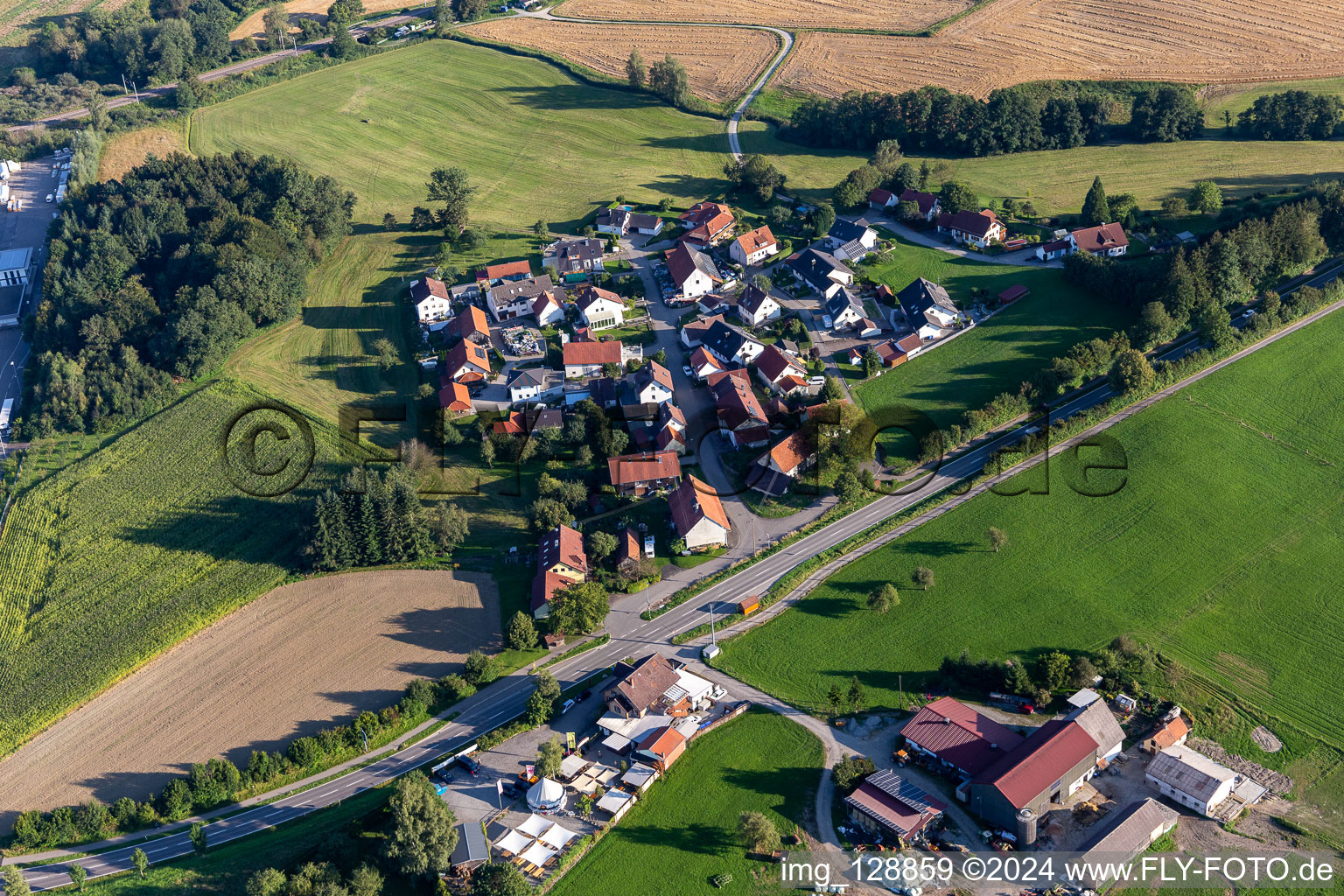 Photographie aérienne de Quartier Kürnbach in Bad Schussenried dans le département Bade-Wurtemberg, Allemagne