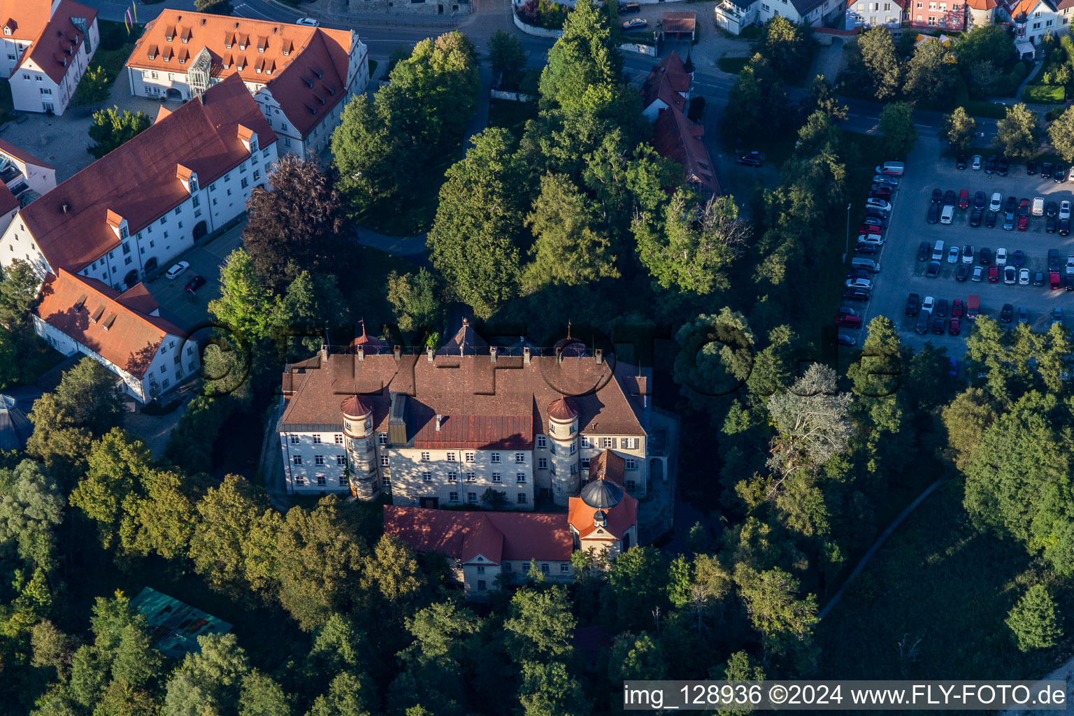 Vue aérienne de Verrouillage à le quartier Steinach in Bad Waldsee dans le département Bade-Wurtemberg, Allemagne