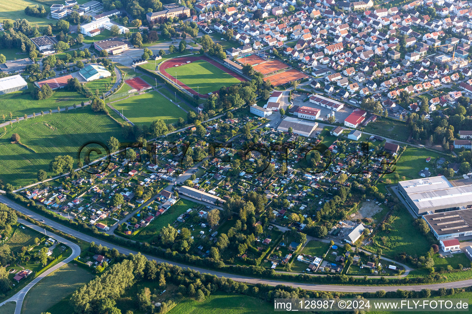 Photographie aérienne de Bad Saulgau dans le département Bade-Wurtemberg, Allemagne