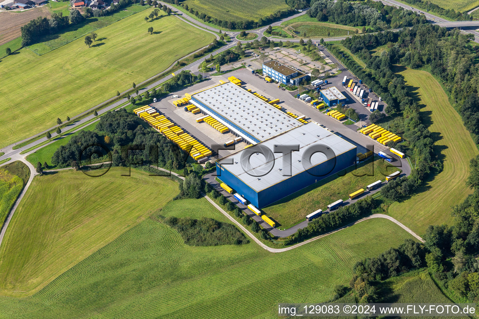 Photographie aérienne de DACHSER SE à Baindt dans le département Bade-Wurtemberg, Allemagne