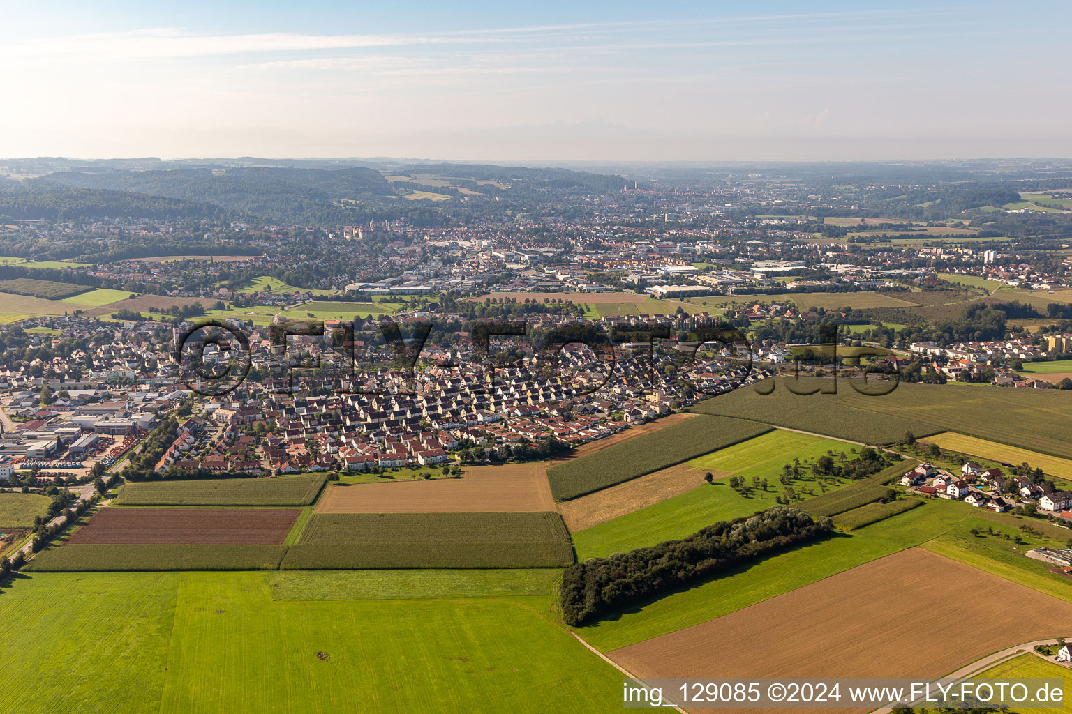 Vue aérienne de Quartier Trauben in Baienfurt dans le département Bade-Wurtemberg, Allemagne