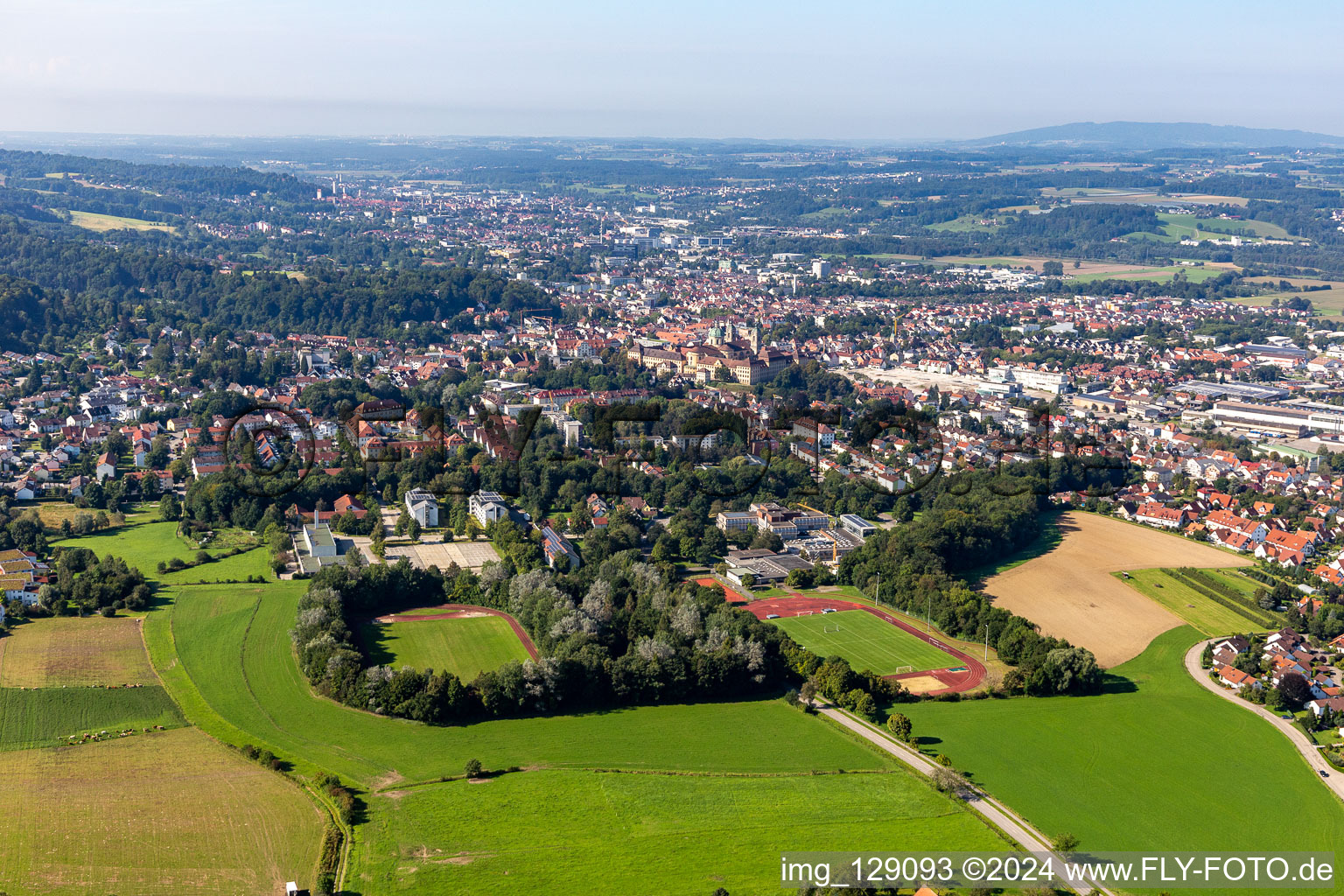 Vue aérienne de Vignoble à Ravensburg dans le département Bade-Wurtemberg, Allemagne