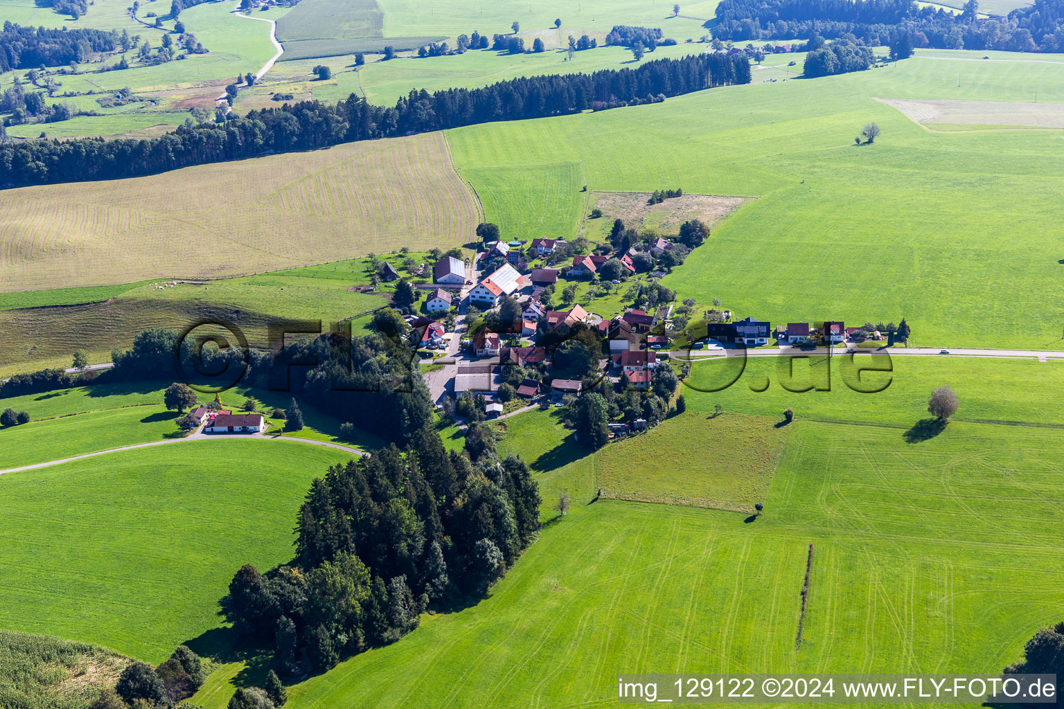 Vue aérienne de Quartier Moser in Vogt dans le département Bade-Wurtemberg, Allemagne