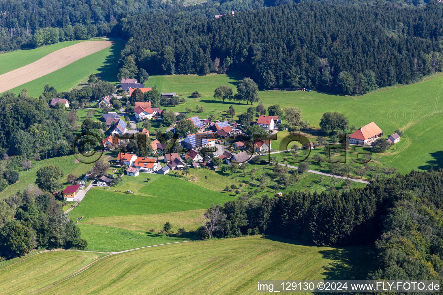 Vue aérienne de Quartier Berg in Wolfegg dans le département Bade-Wurtemberg, Allemagne