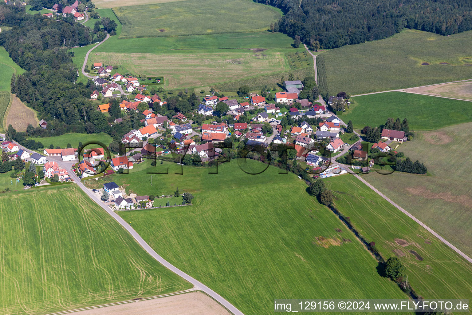 Photographie aérienne de Quartier Tannweiler in Aulendorf dans le département Bade-Wurtemberg, Allemagne