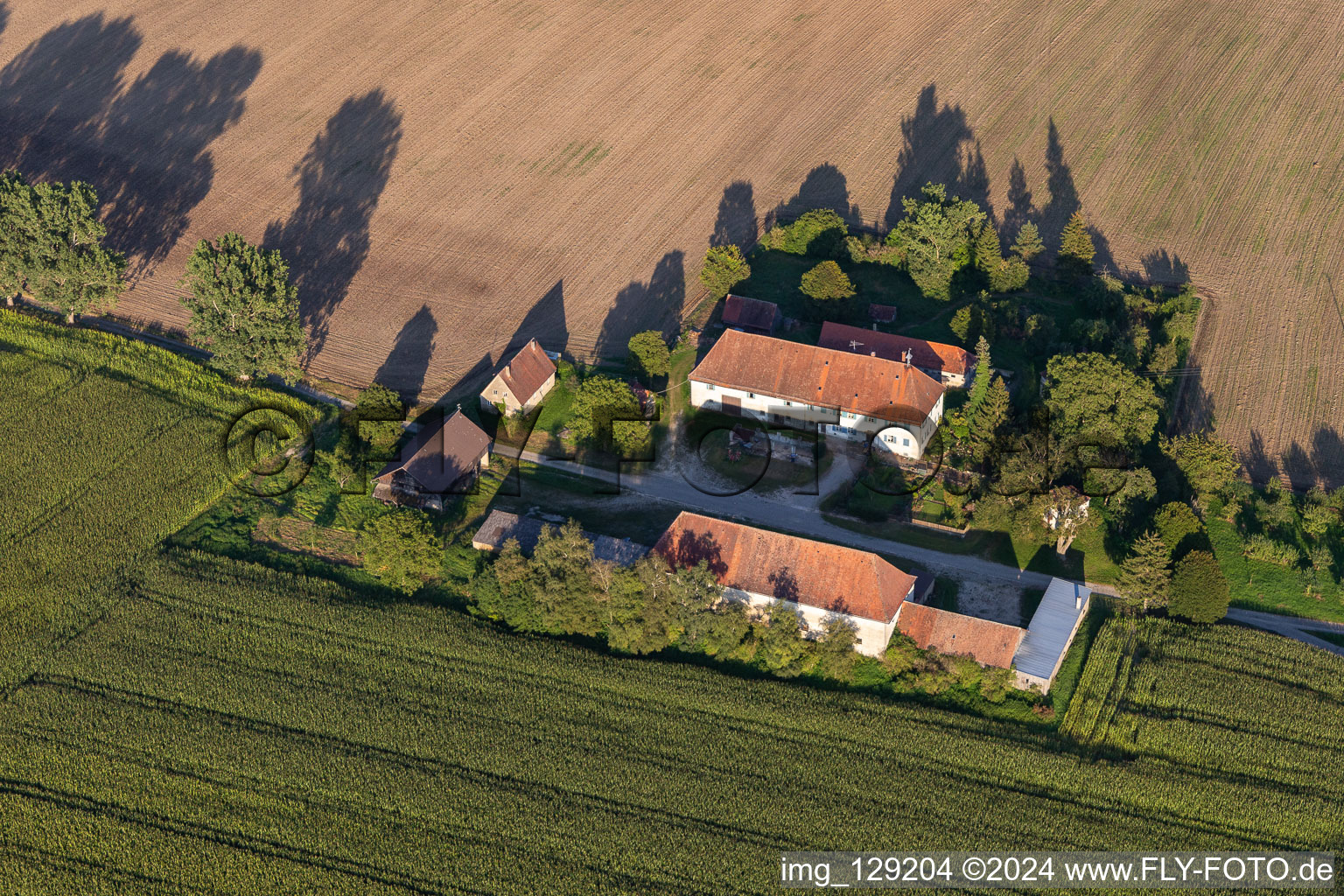 Vue aérienne de Quartier Heiligkreuztal in Altheim dans le département Bade-Wurtemberg, Allemagne