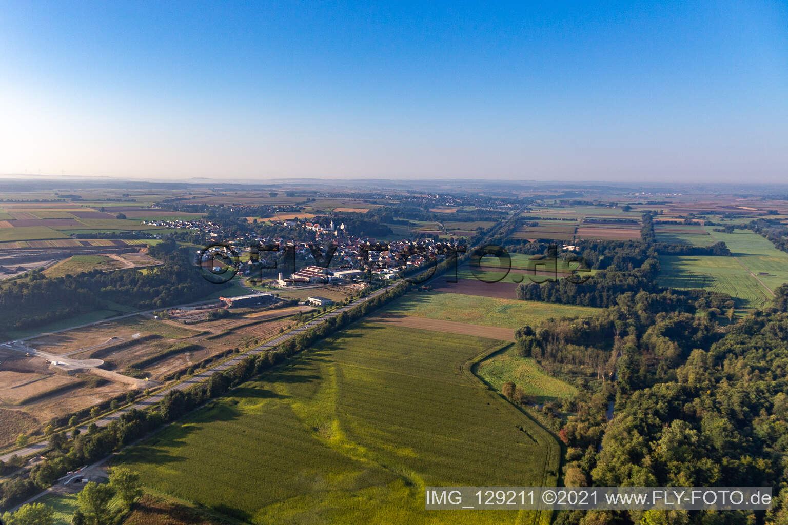 Image drone de Riedlingen dans le département Bade-Wurtemberg, Allemagne