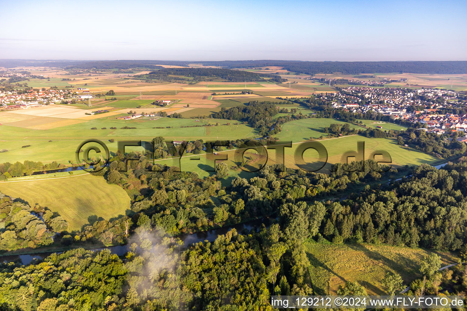 Vue aérienne de Aéroport Riedlingen à Riedlingen dans le département Bade-Wurtemberg, Allemagne