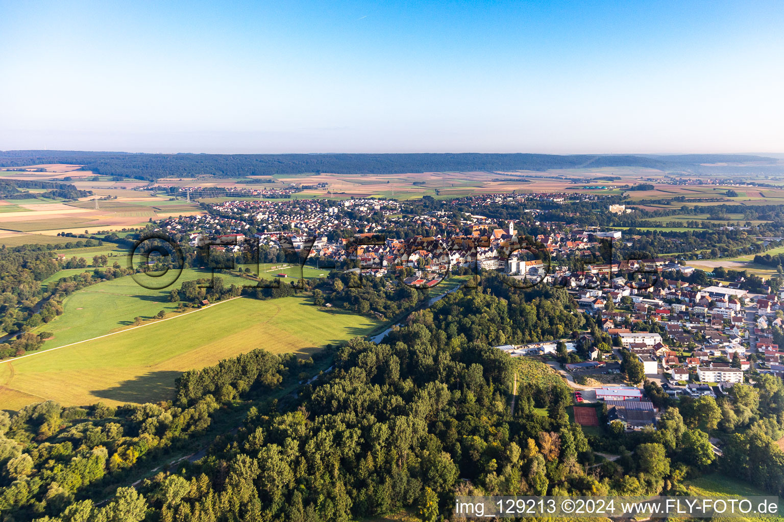 Image drone de Riedlingen dans le département Bade-Wurtemberg, Allemagne