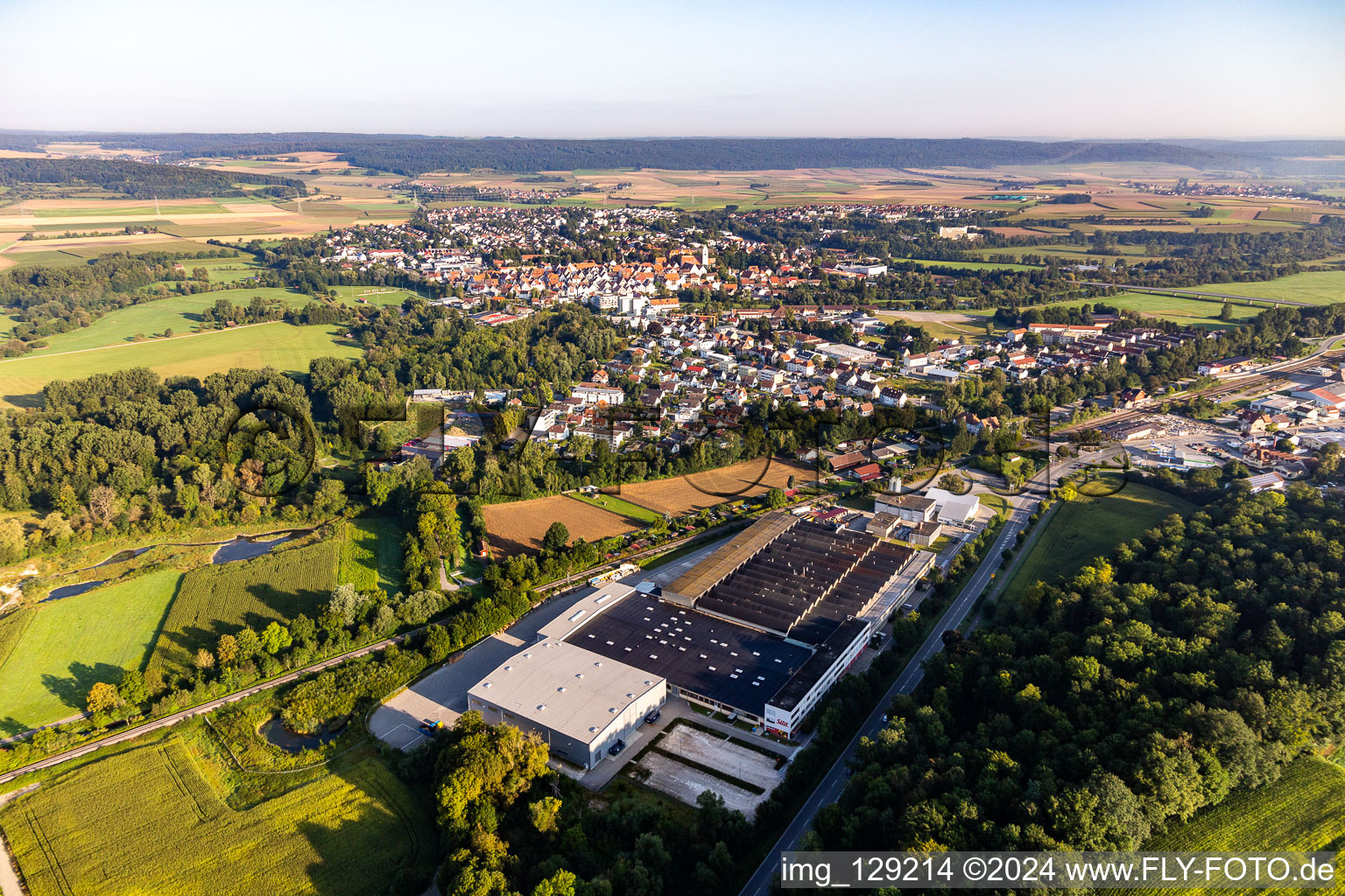 Vue aérienne de Sites de production de Silit-Werke GmbH & Co. KG à Riedlingen dans le département Bade-Wurtemberg, Allemagne