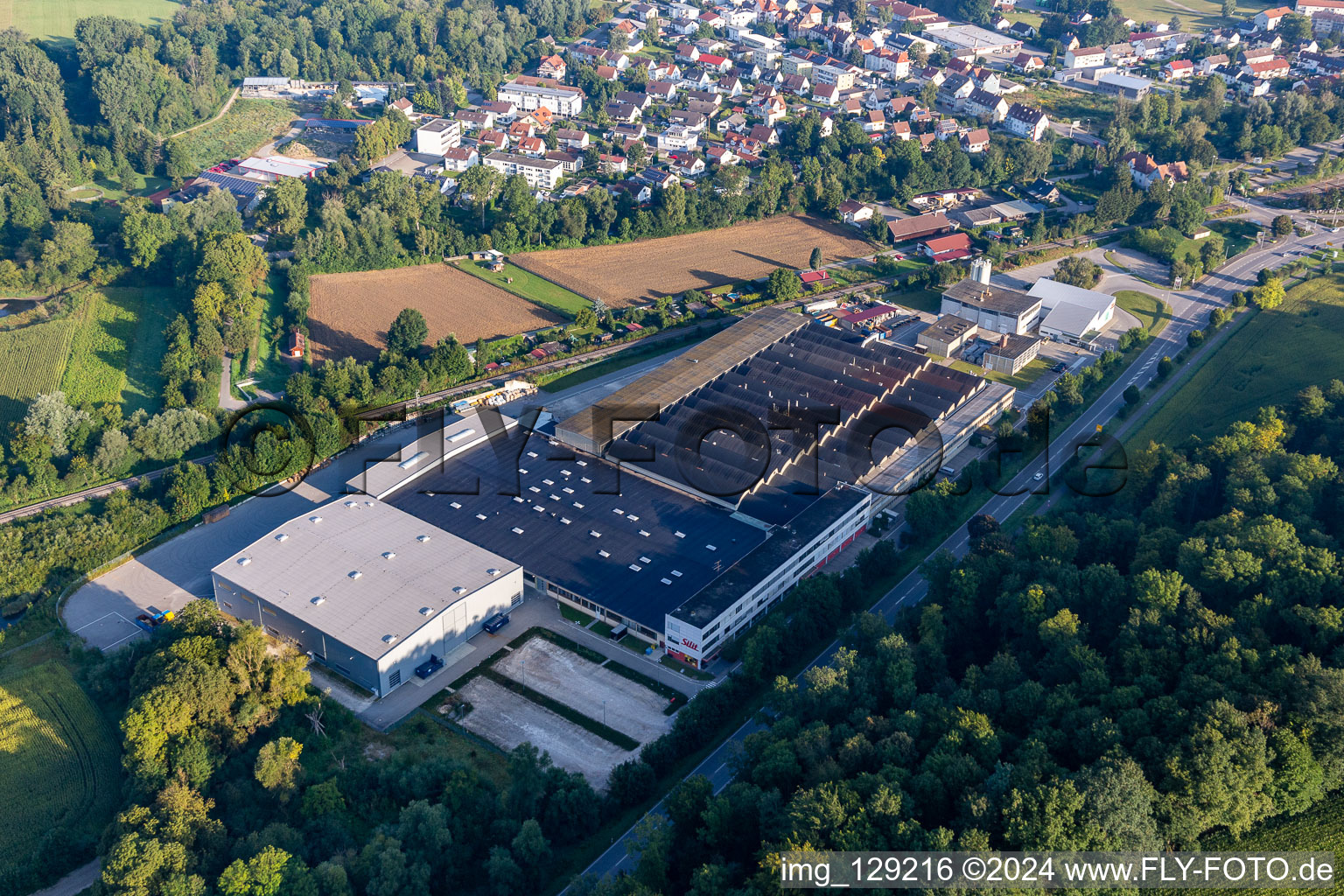 Vue aérienne de Sites de production de Silit-Werke GmbH & Co. KG à Riedlingen dans le département Bade-Wurtemberg, Allemagne