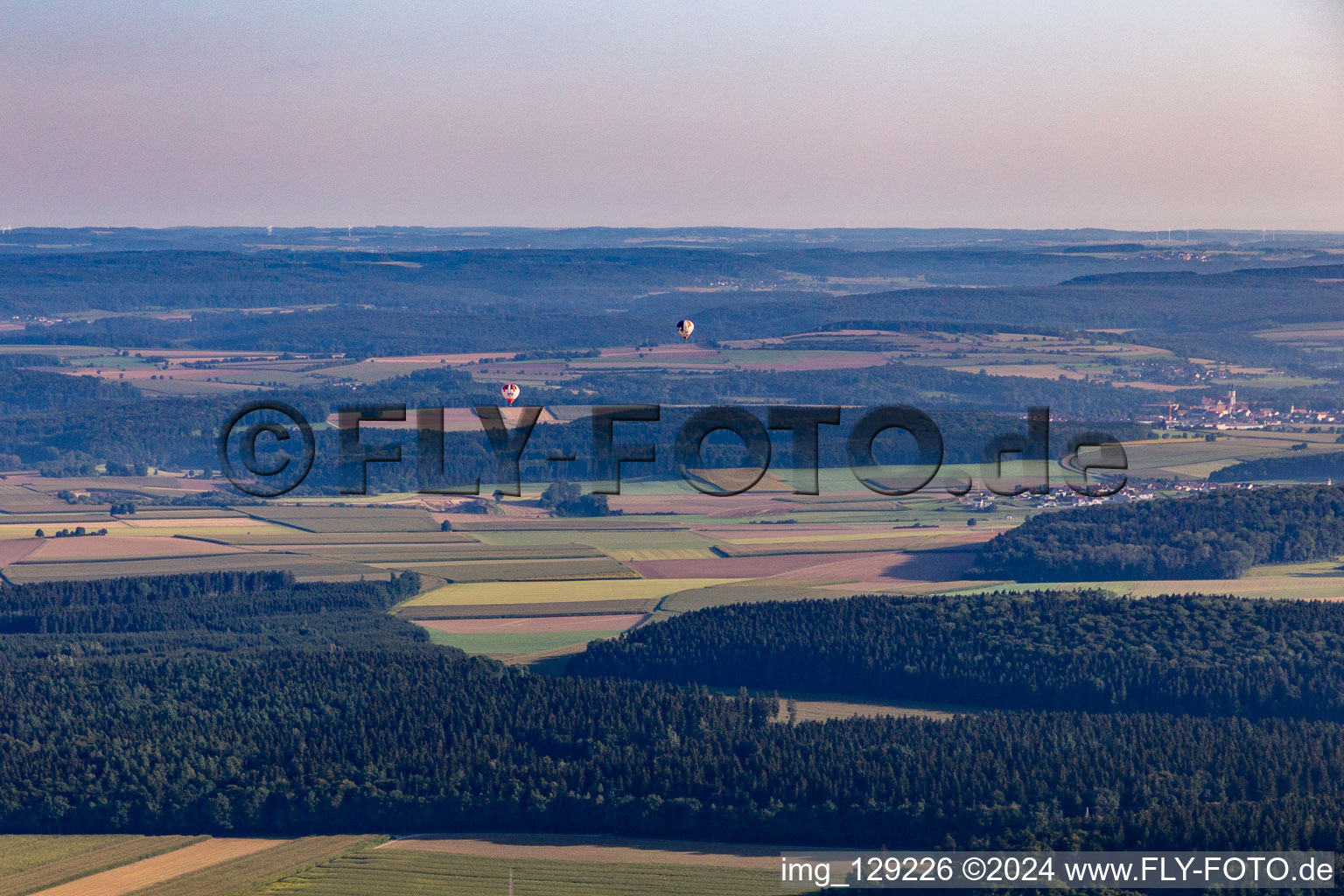 Vue aérienne de Obermarchtal dans le département Bade-Wurtemberg, Allemagne