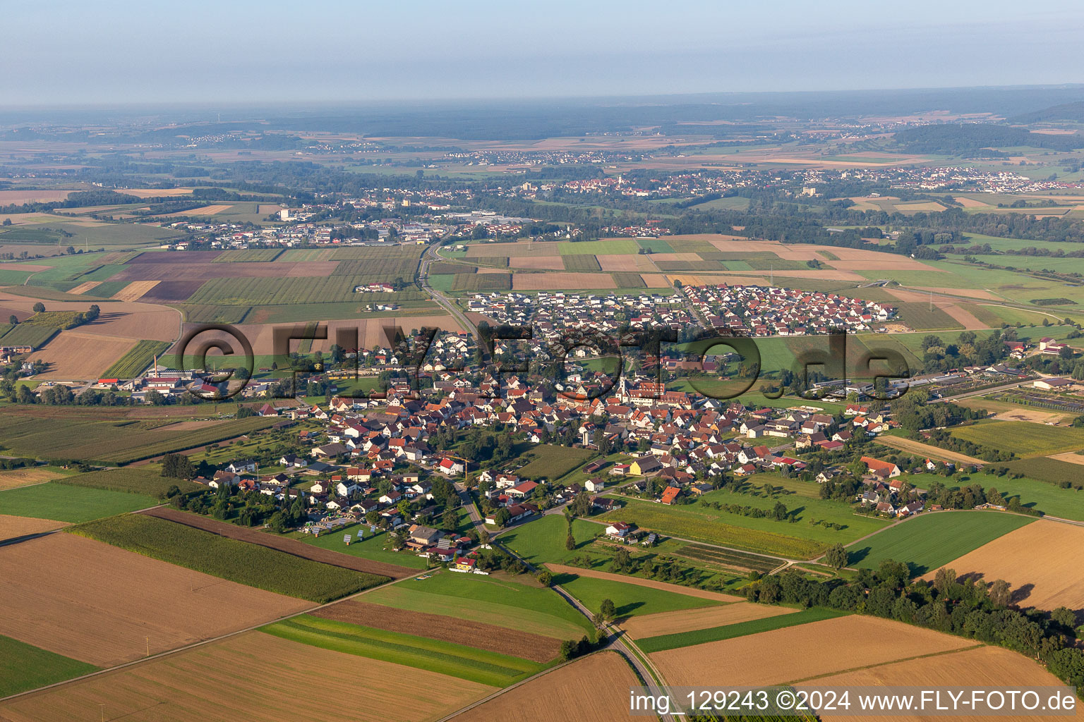 Photographie aérienne de Unlingen dans le département Bade-Wurtemberg, Allemagne