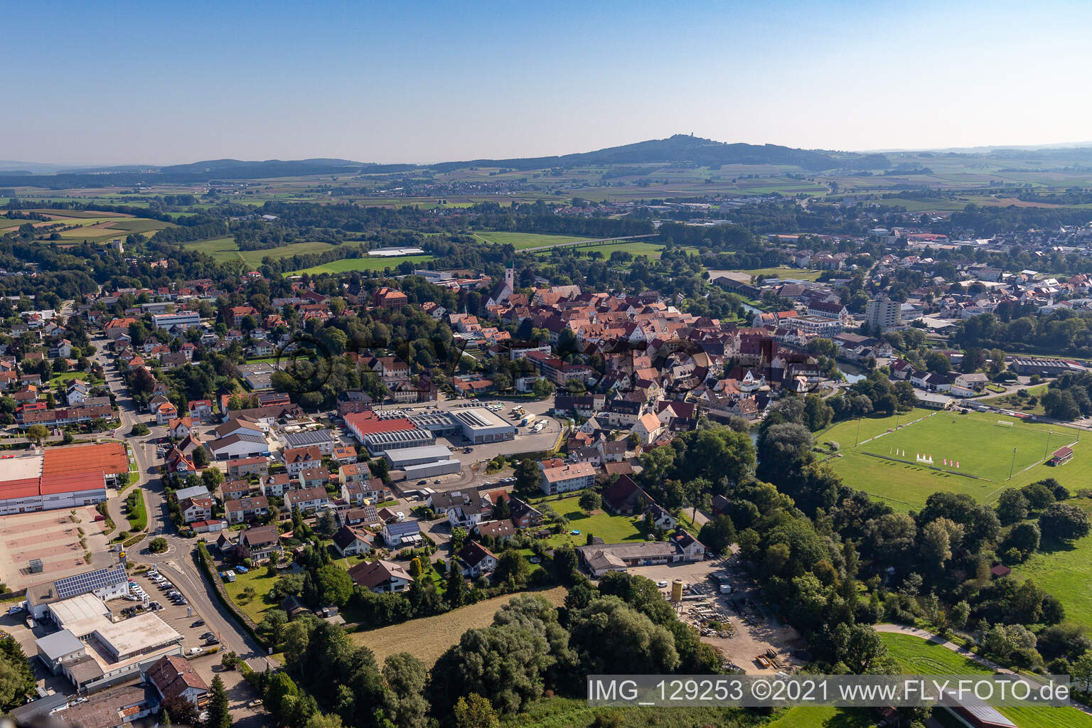 Photographie aérienne de Riedlingen dans le département Bade-Wurtemberg, Allemagne