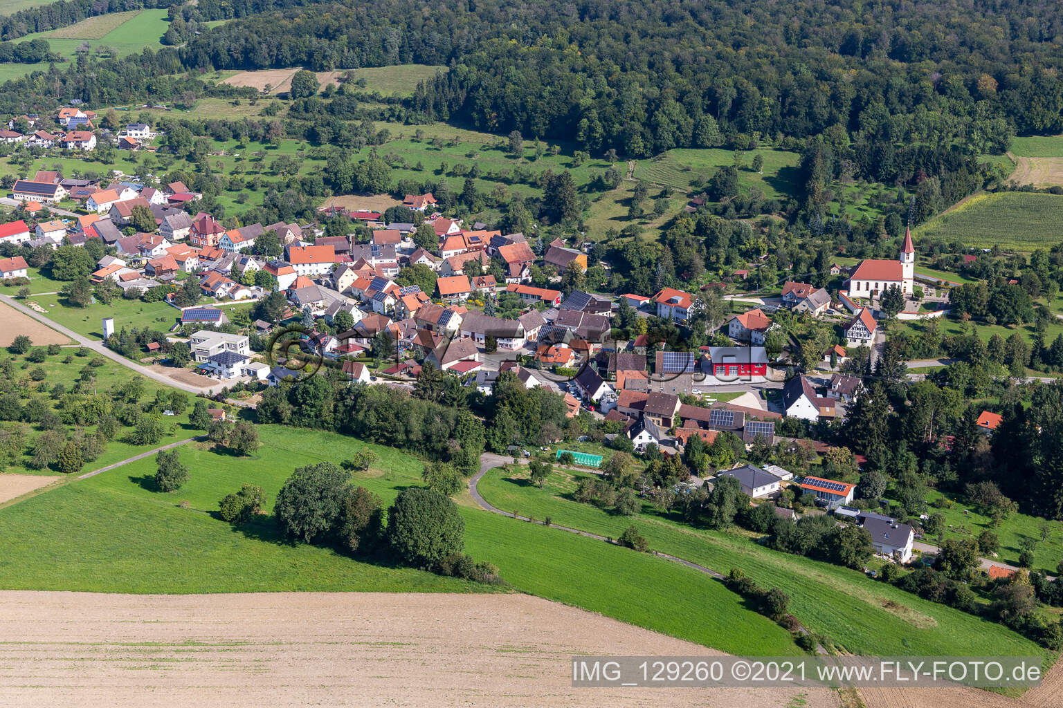 Riedlingen dans le département Bade-Wurtemberg, Allemagne hors des airs