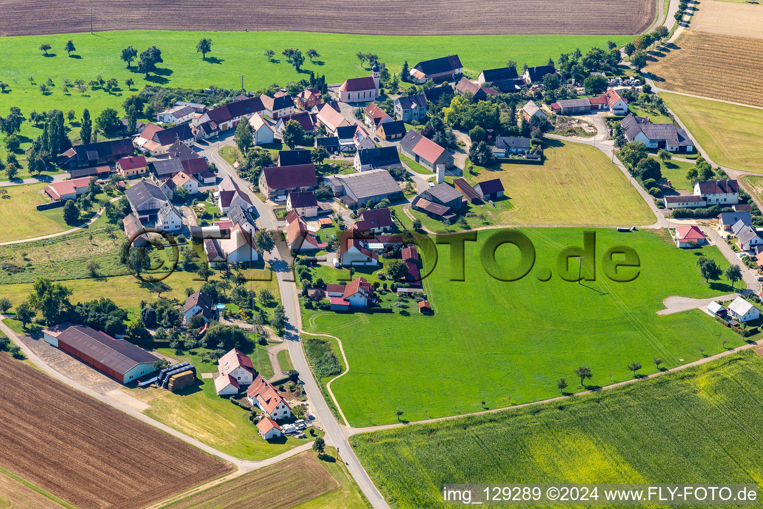 Photographie aérienne de Quartier Billafingen in Langenenslingen dans le département Bade-Wurtemberg, Allemagne