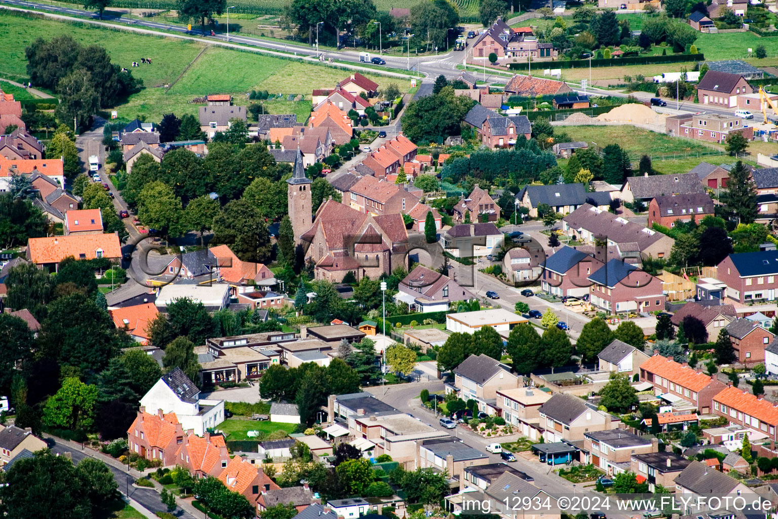 Photographie aérienne de De Voort dans le département Limbourg, Pays-Bas