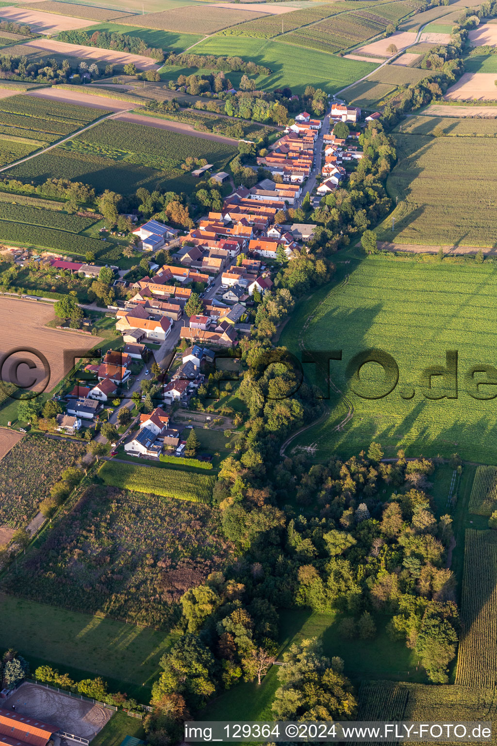 Vollmersweiler dans le département Rhénanie-Palatinat, Allemagne vue du ciel