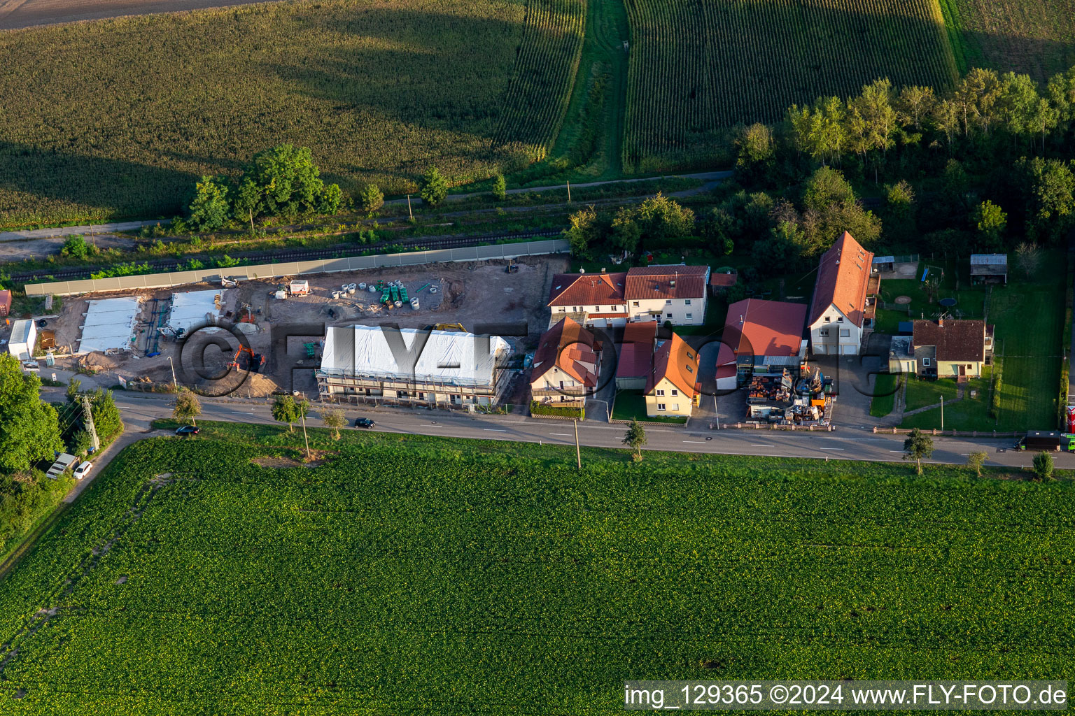 Steinfeld dans le département Rhénanie-Palatinat, Allemagne d'en haut