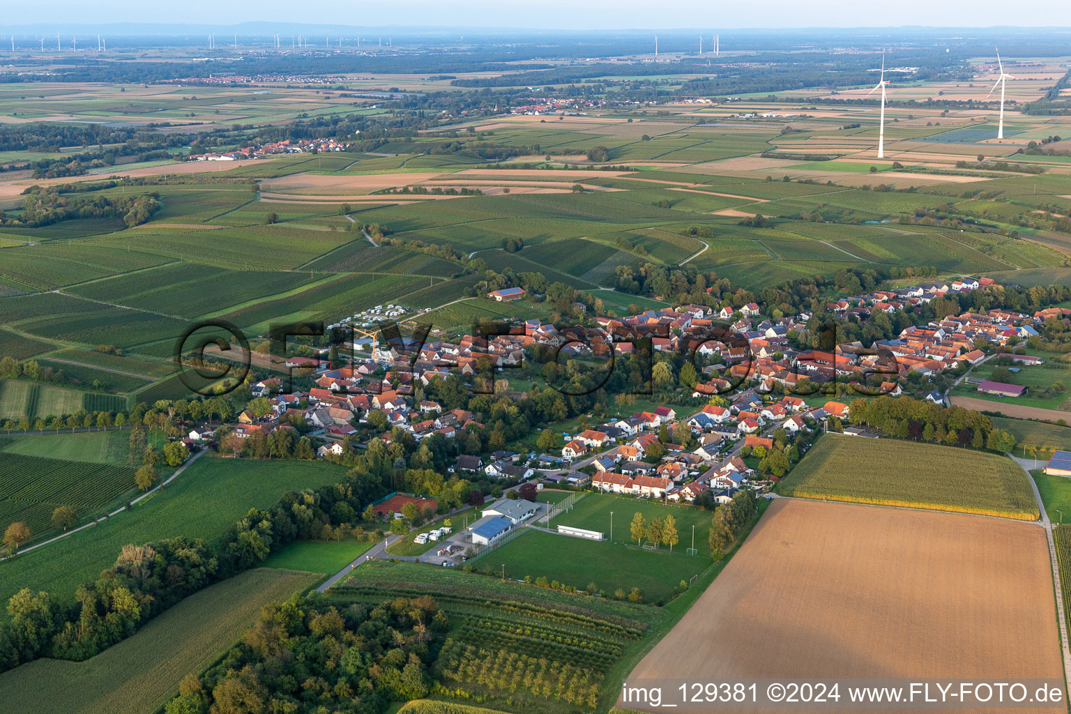 Image drone de Dierbach dans le département Rhénanie-Palatinat, Allemagne