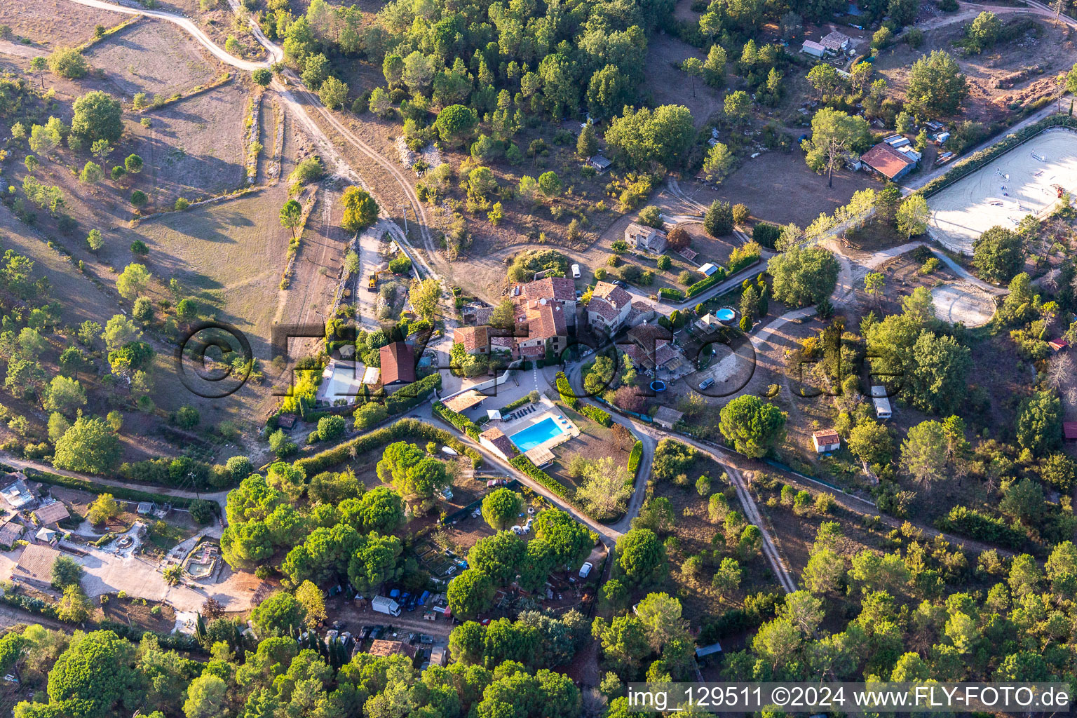 Montauroux dans le département Var, France vue du ciel