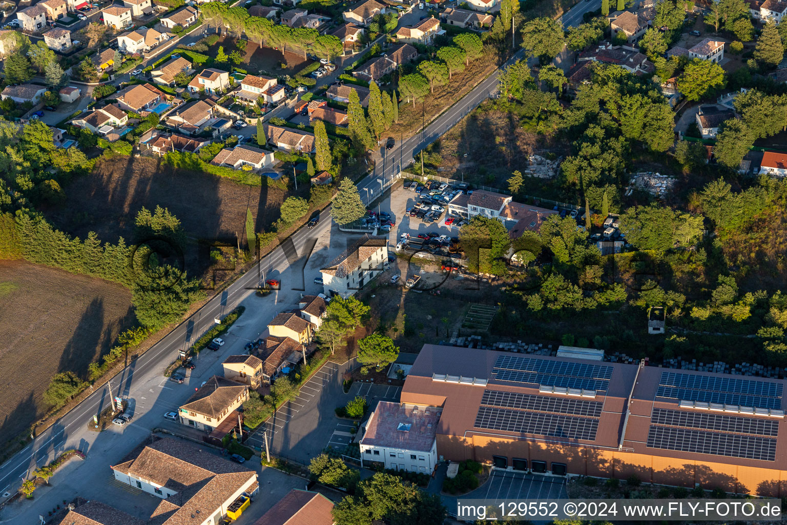 Image drone de Montauroux dans le département Var, France