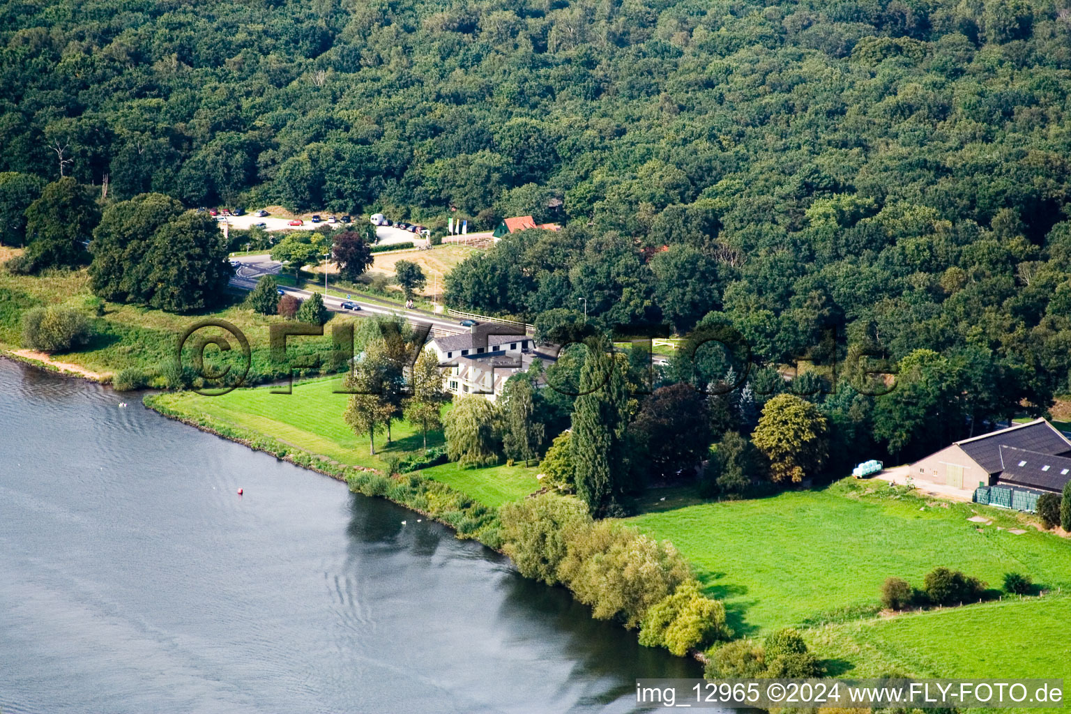 Photographie aérienne de De Hamert dans le département Limbourg, Pays-Bas