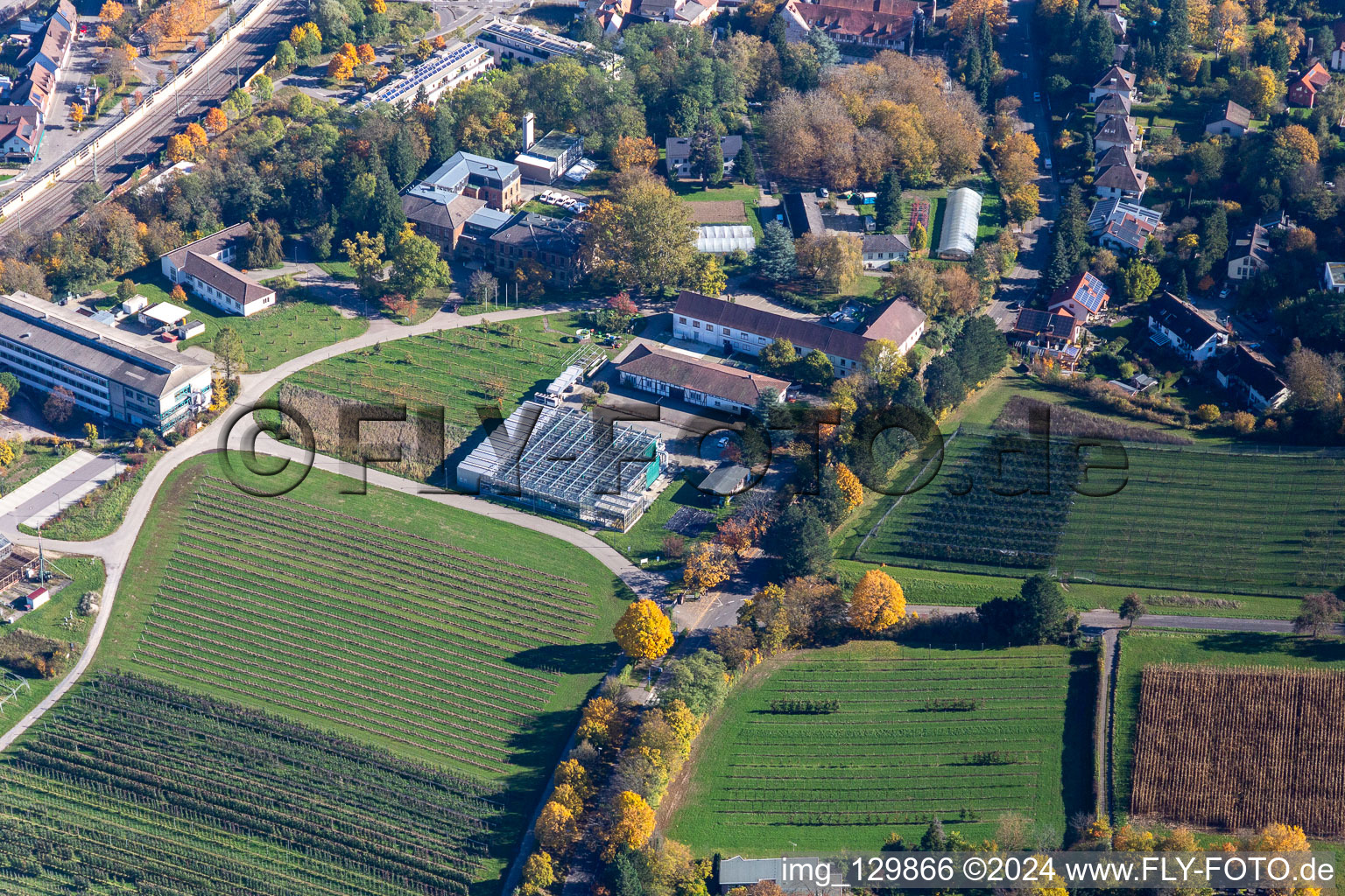 Quartier Durlach in Karlsruhe dans le département Bade-Wurtemberg, Allemagne d'un drone