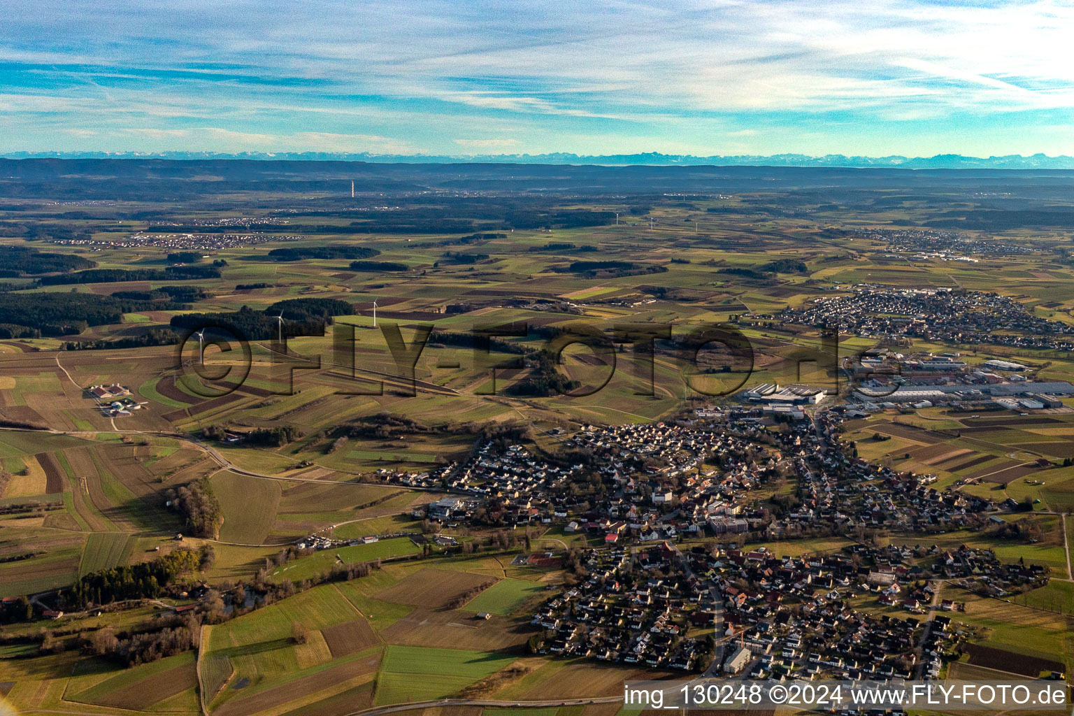 Image drone de Schramberg dans le département Bade-Wurtemberg, Allemagne