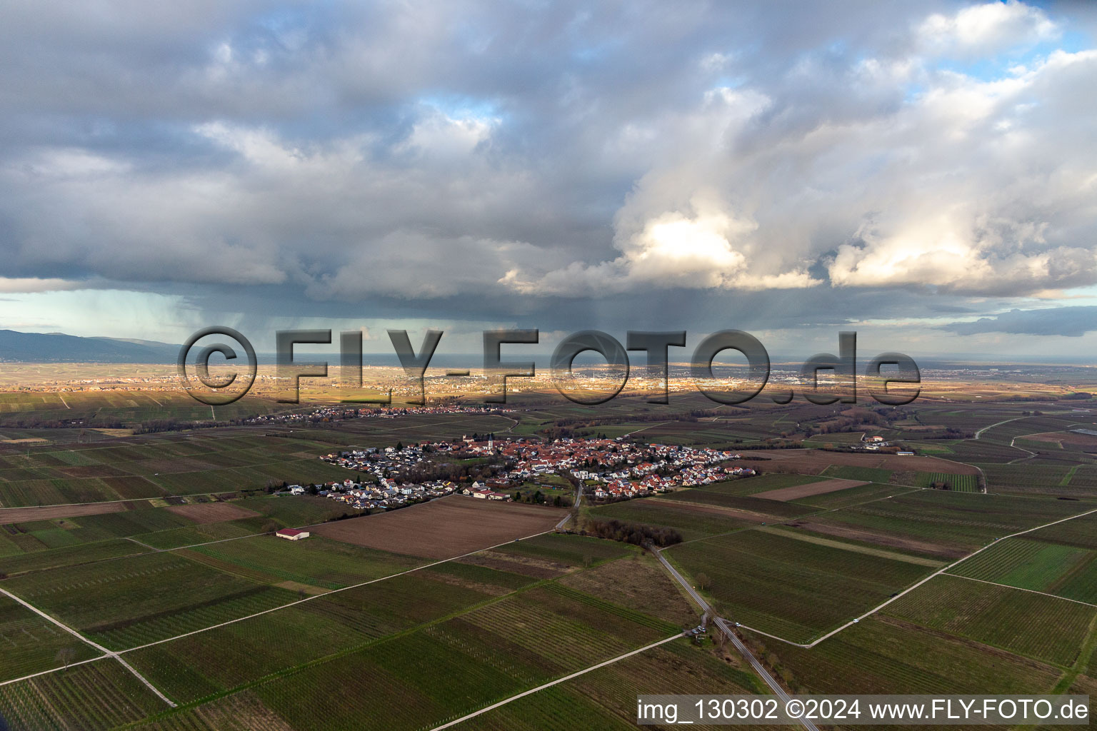 Quartier Mörzheim in Landau in der Pfalz dans le département Rhénanie-Palatinat, Allemagne vue d'en haut